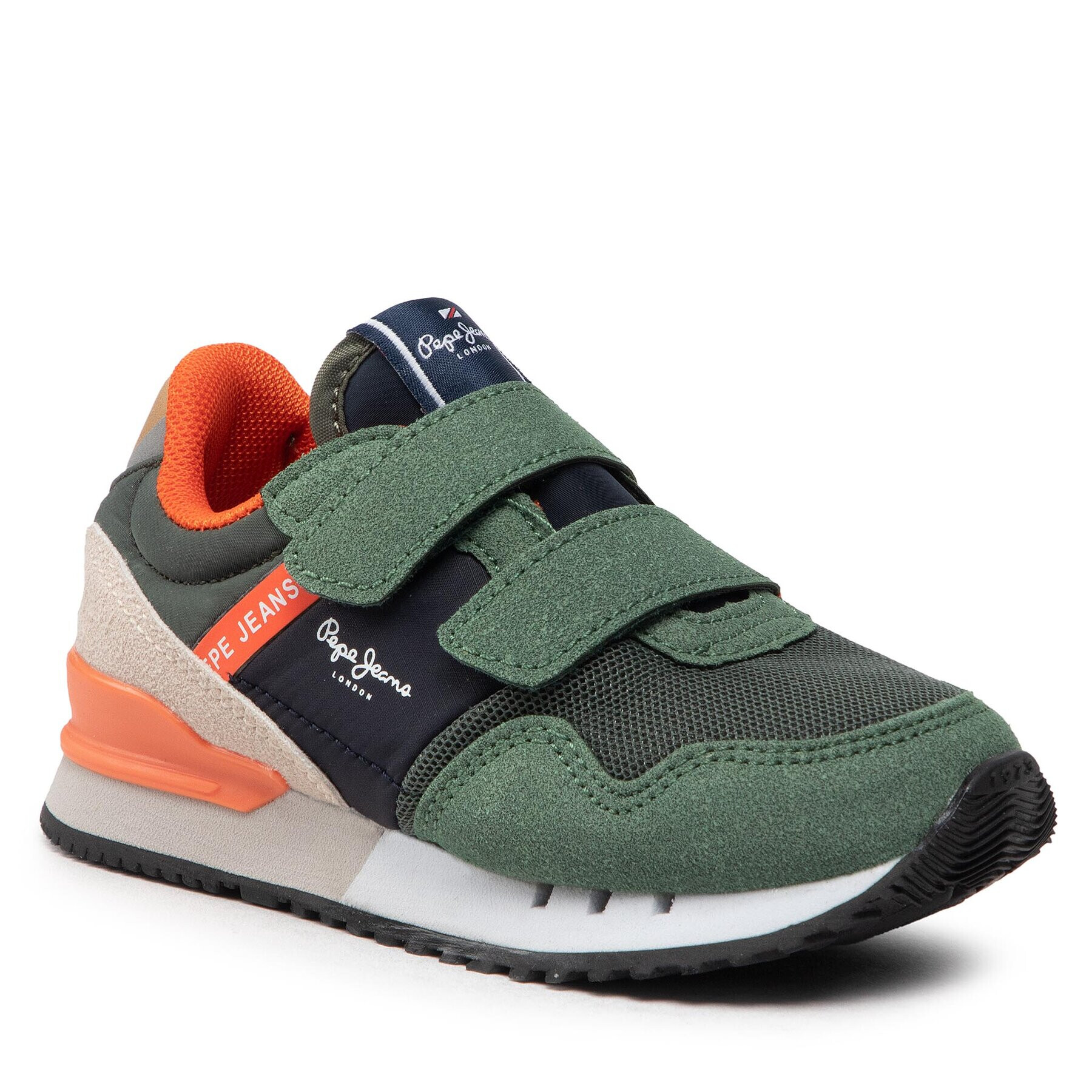 Pepe Jeans Сникърси London One Basic Bk PBS30541 Зелен - Pepit.bg