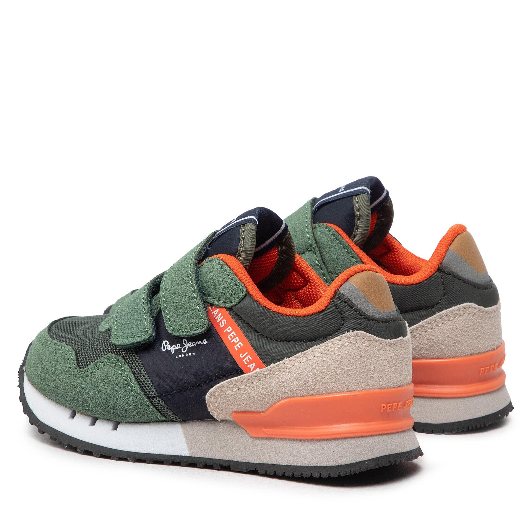 Pepe Jeans Сникърси London One Basic Bk PBS30541 Зелен - Pepit.bg