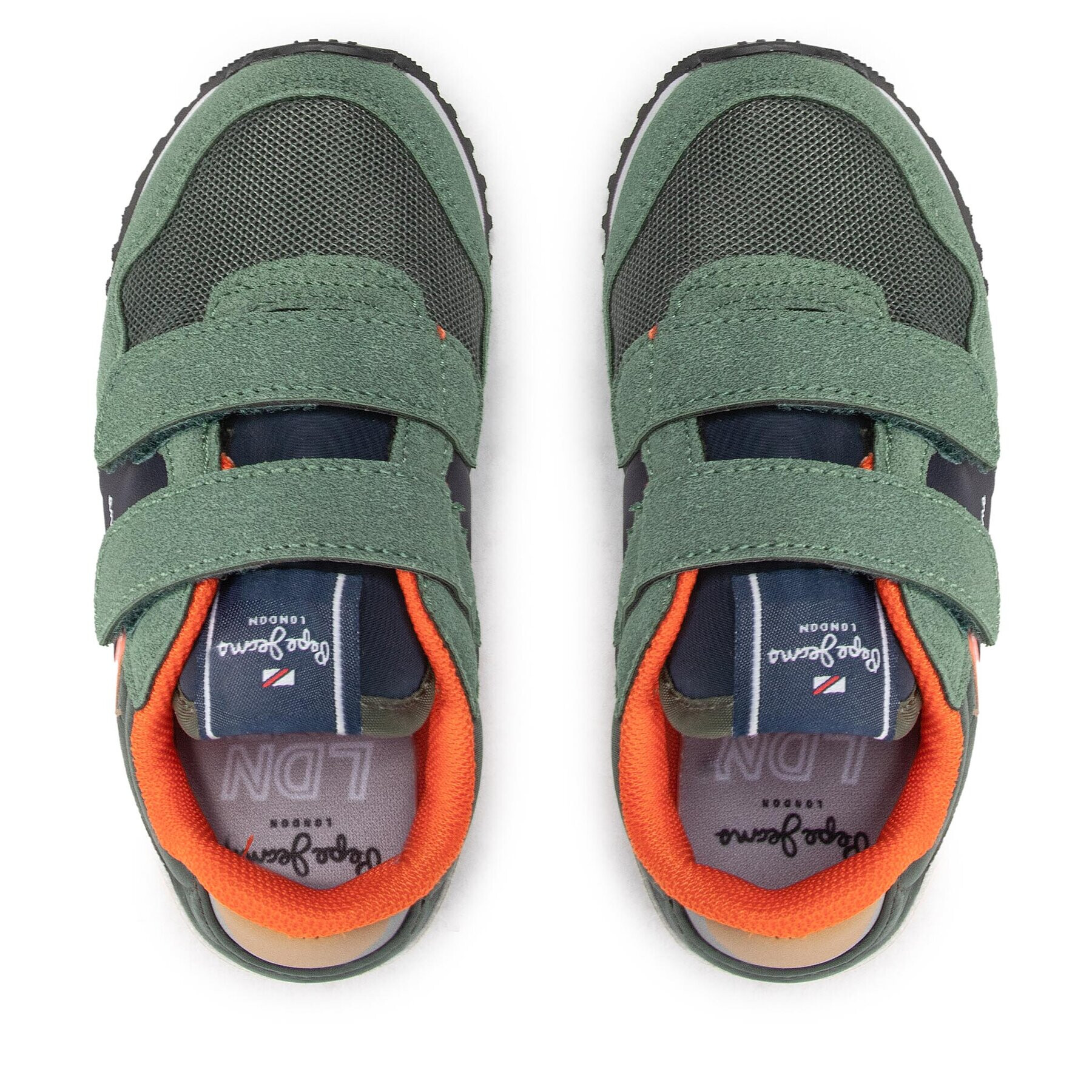Pepe Jeans Сникърси London One Basic Bk PBS30541 Зелен - Pepit.bg