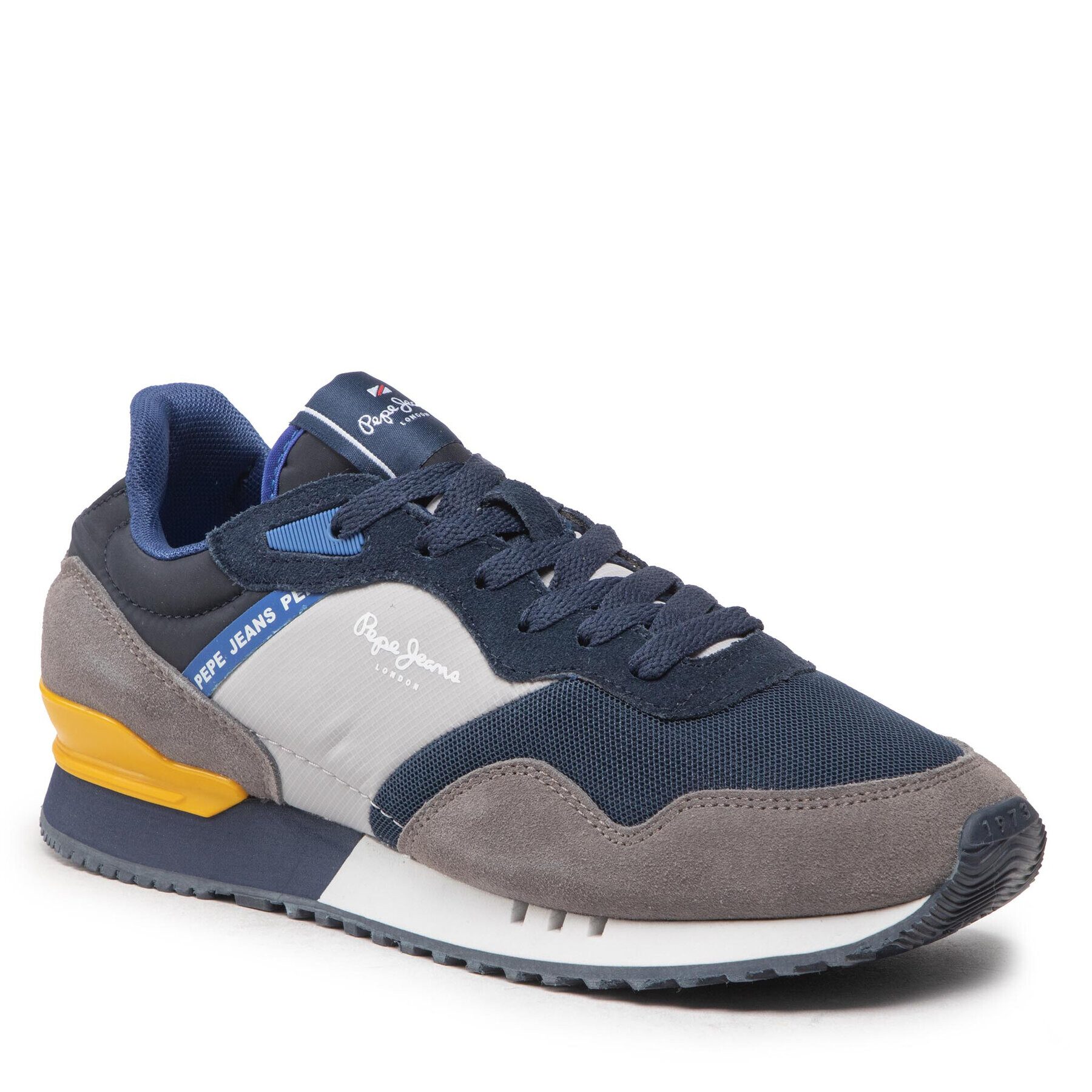 Pepe Jeans Сникърси London One Basic M PMS30871 Сив - Pepit.bg