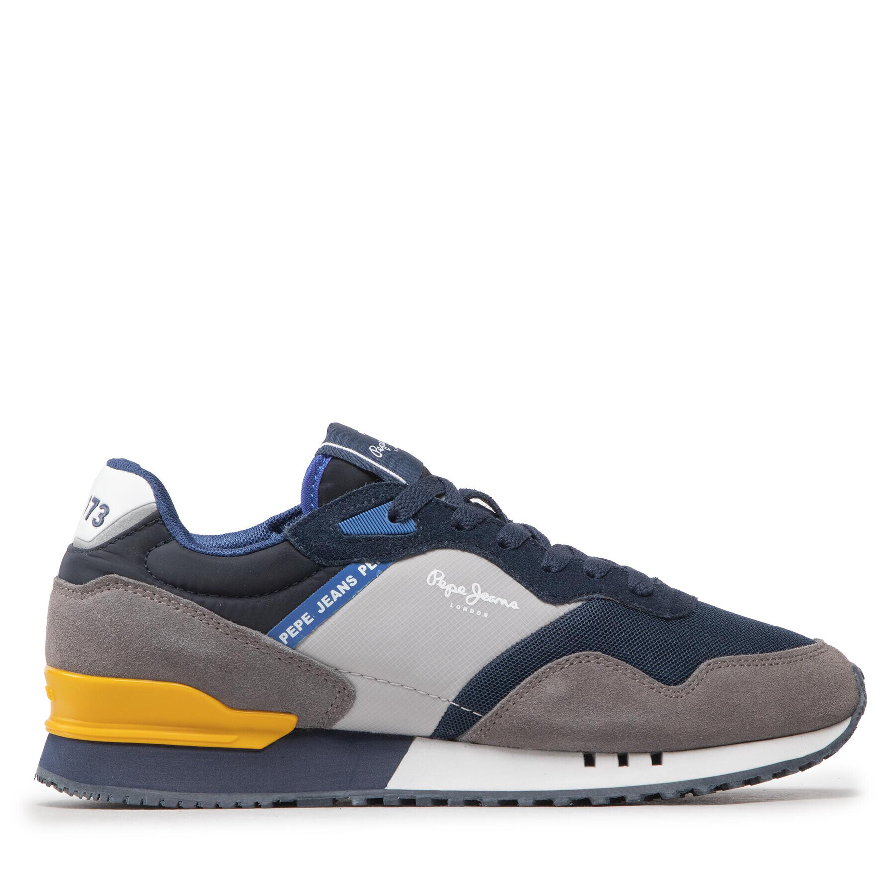 Pepe Jeans Сникърси London One Basic M PMS30871 Сив - Pepit.bg