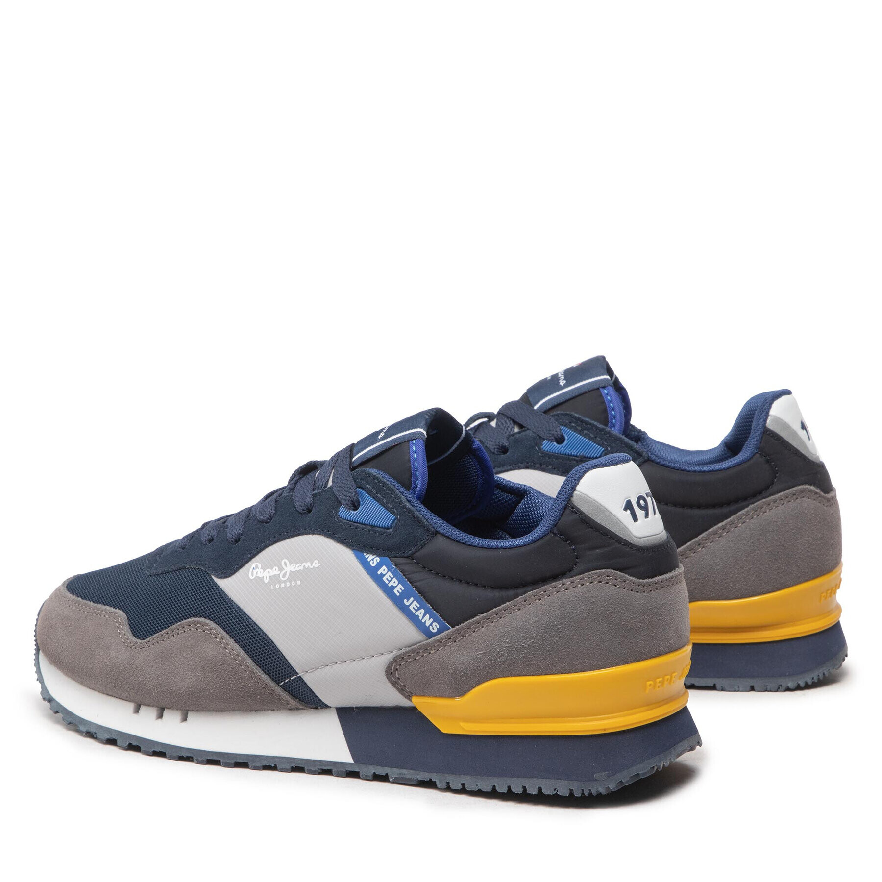 Pepe Jeans Сникърси London One Basic M PMS30871 Сив - Pepit.bg