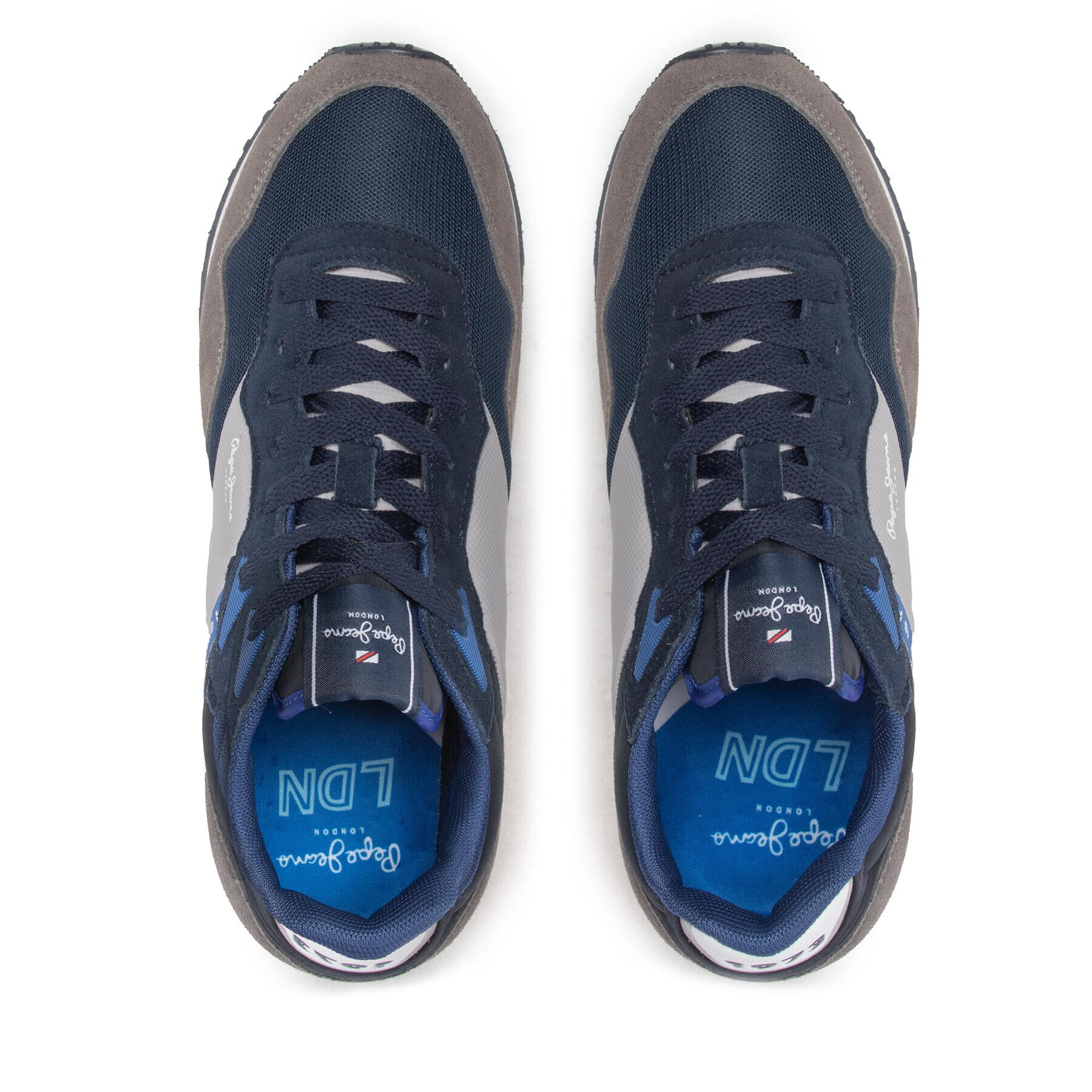 Pepe Jeans Сникърси London One Basic M PMS30871 Сив - Pepit.bg