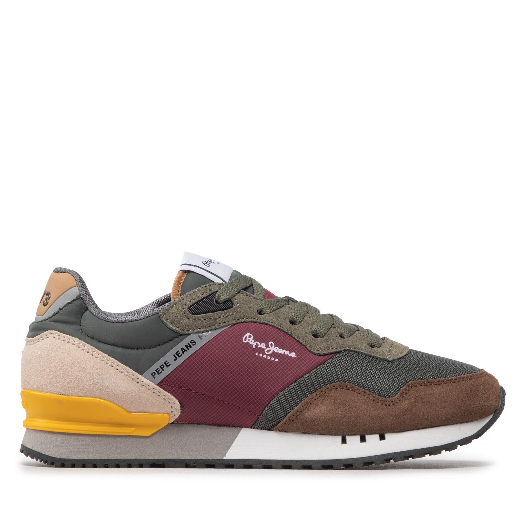Pepe Jeans Сникърси London One Basic M PMS30871 Зелен - Pepit.bg