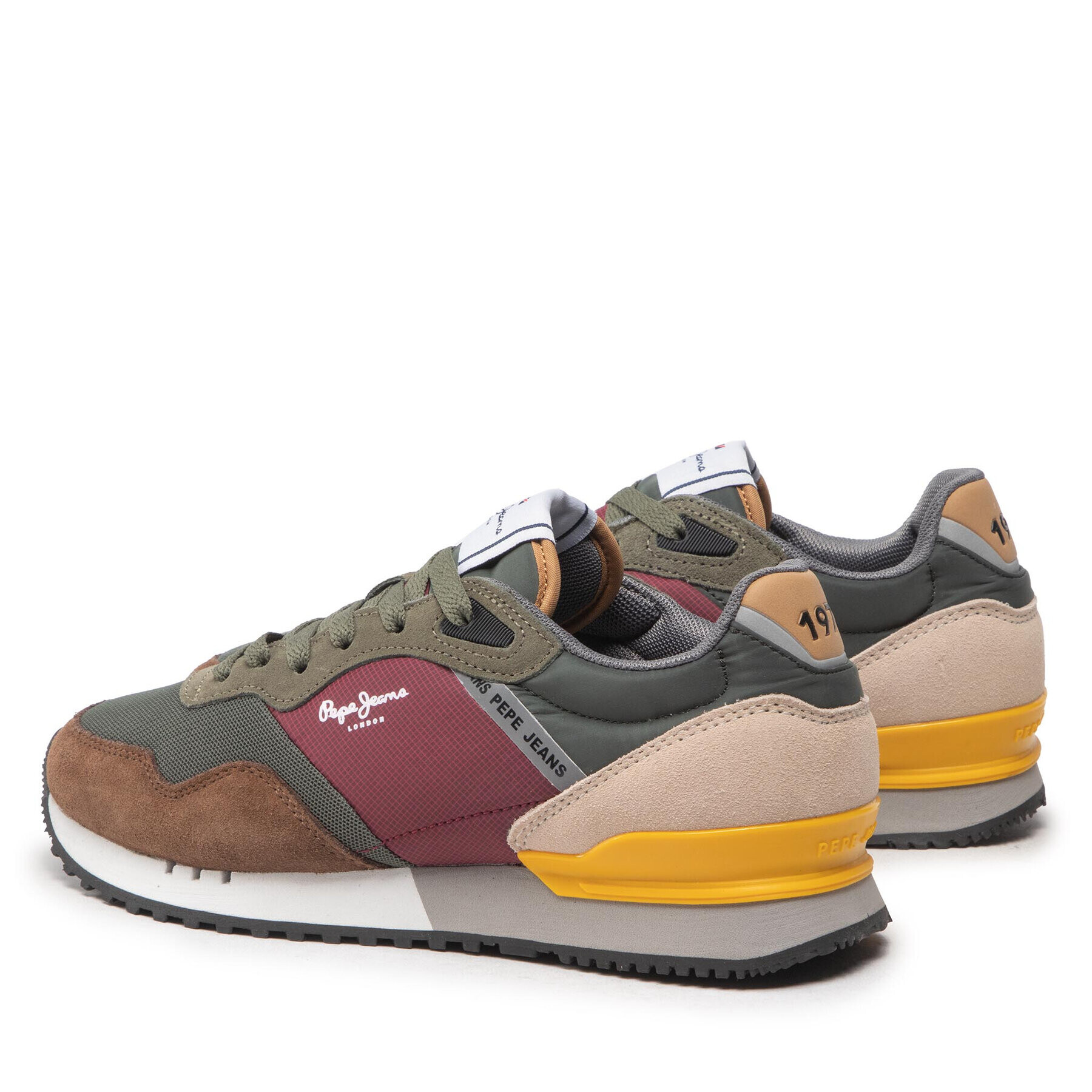 Pepe Jeans Сникърси London One Basic M PMS30871 Зелен - Pepit.bg