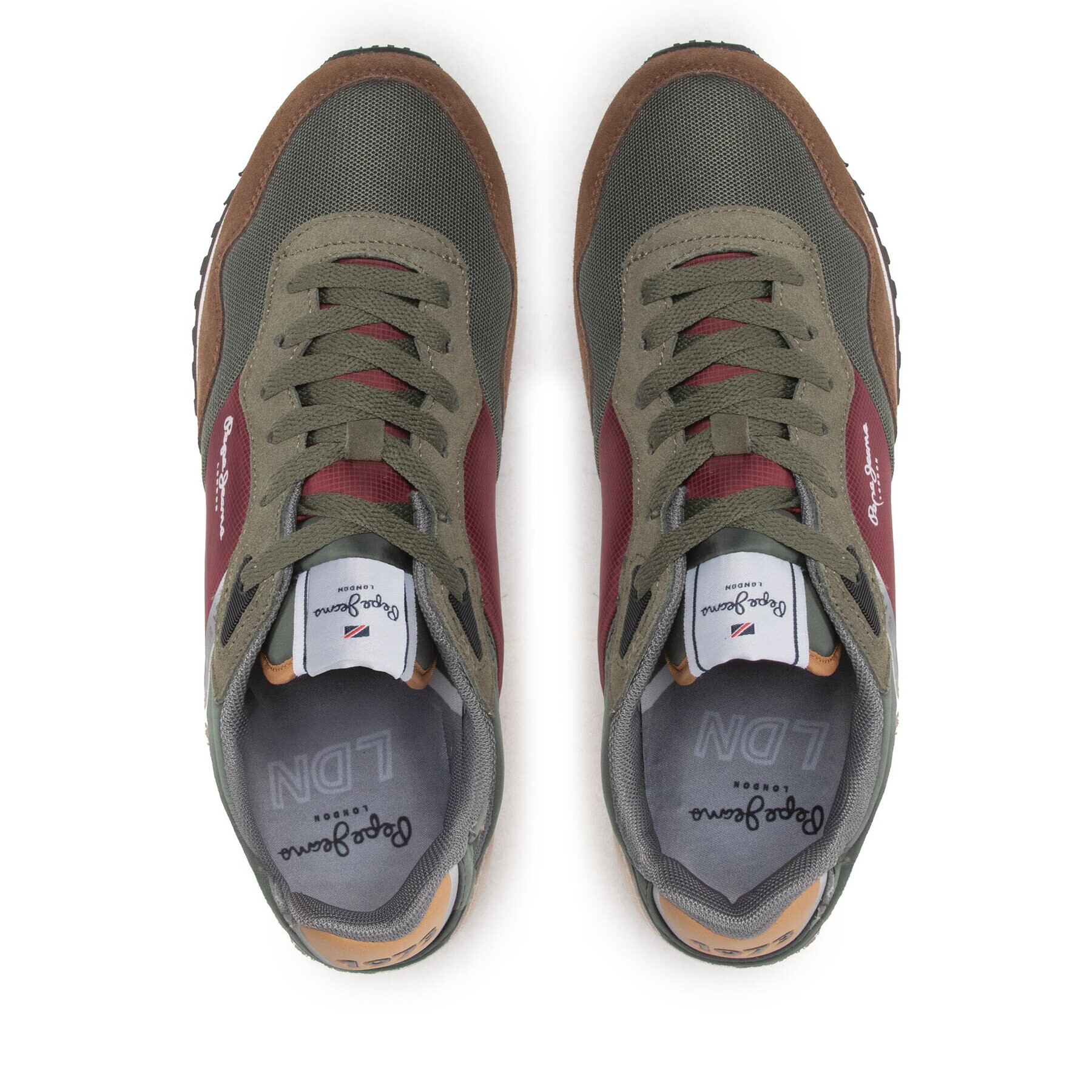 Pepe Jeans Сникърси London One Basic M PMS30871 Зелен - Pepit.bg