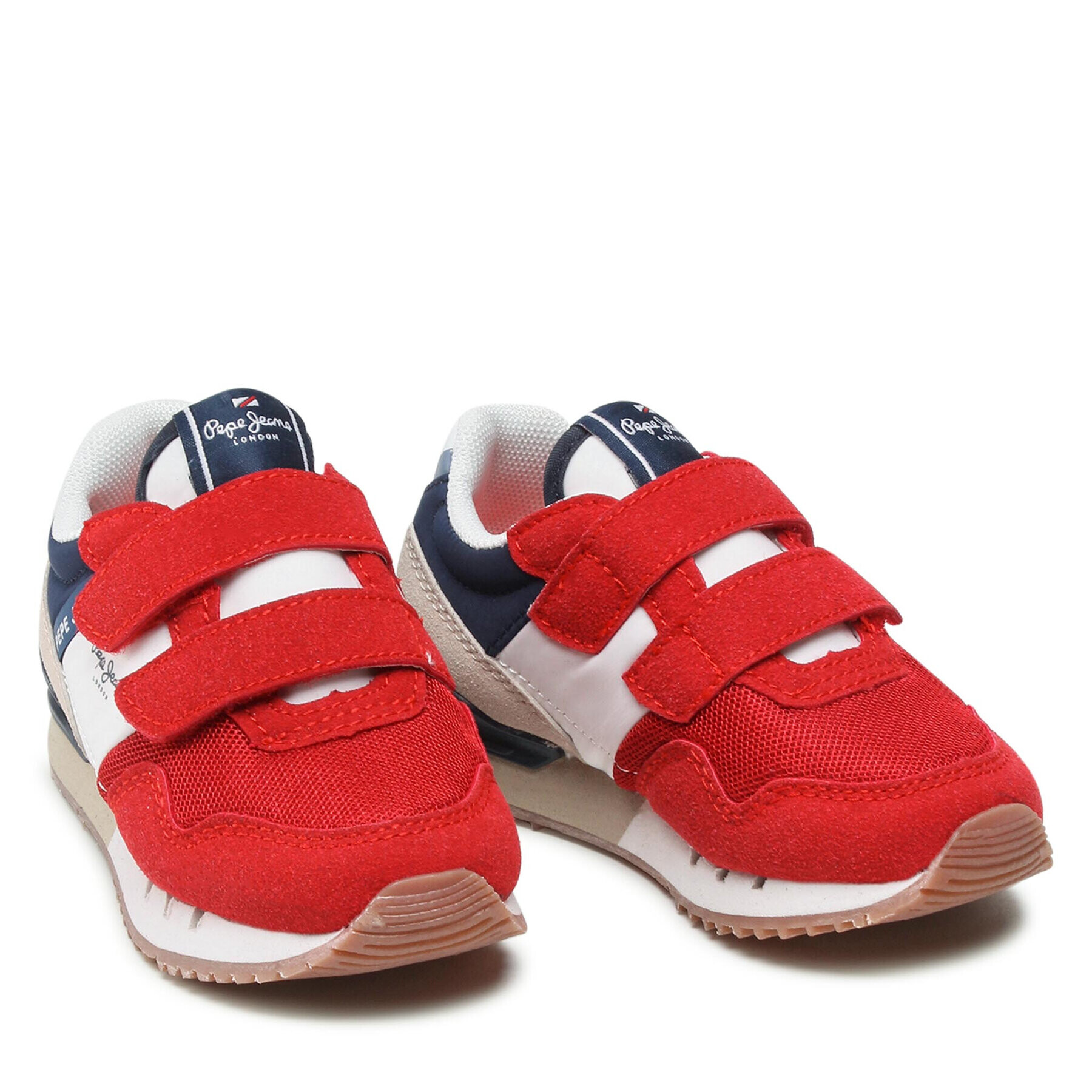 Pepe Jeans Сникърси London One Bk PBS30523 Червен - Pepit.bg