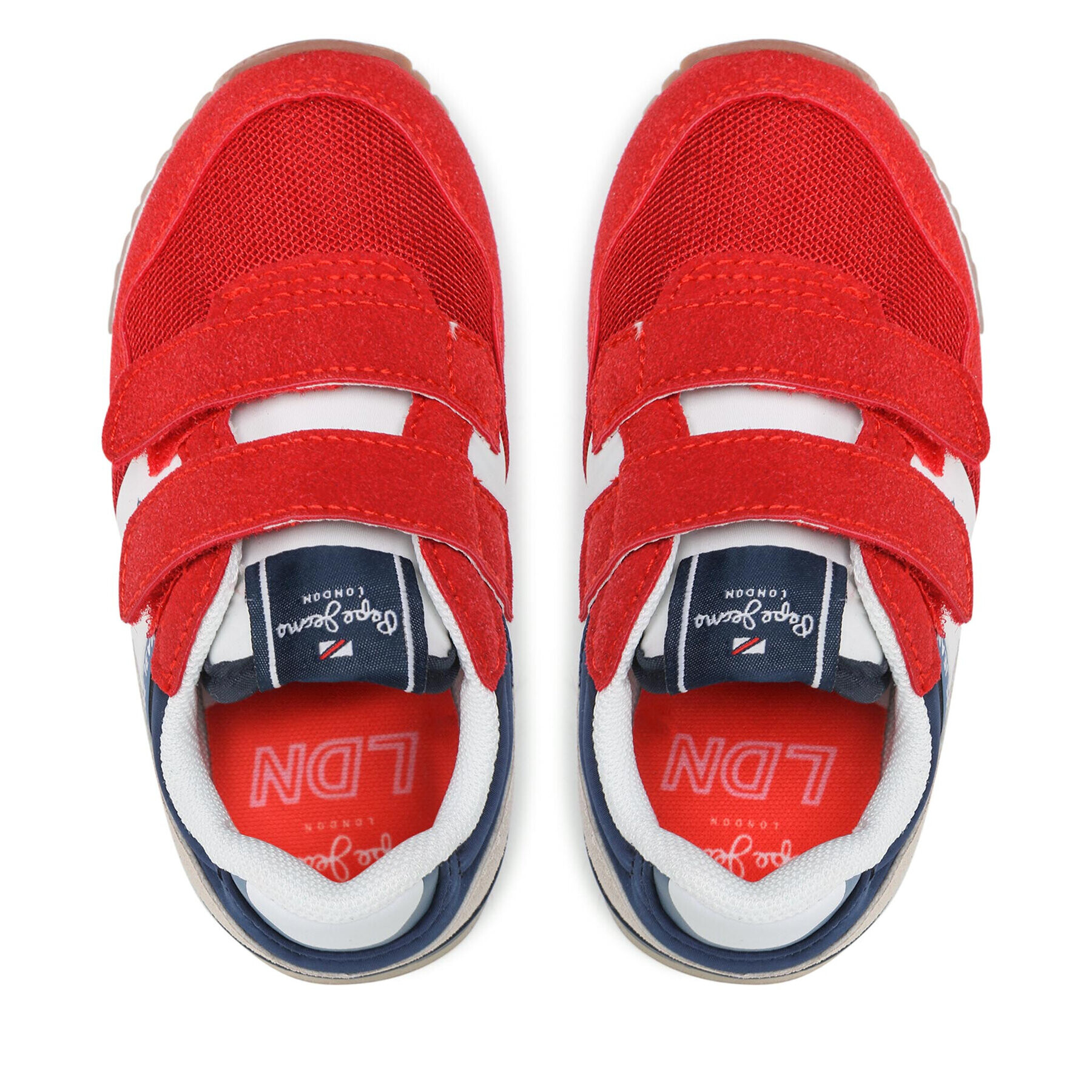Pepe Jeans Сникърси London One Bk PBS30523 Червен - Pepit.bg