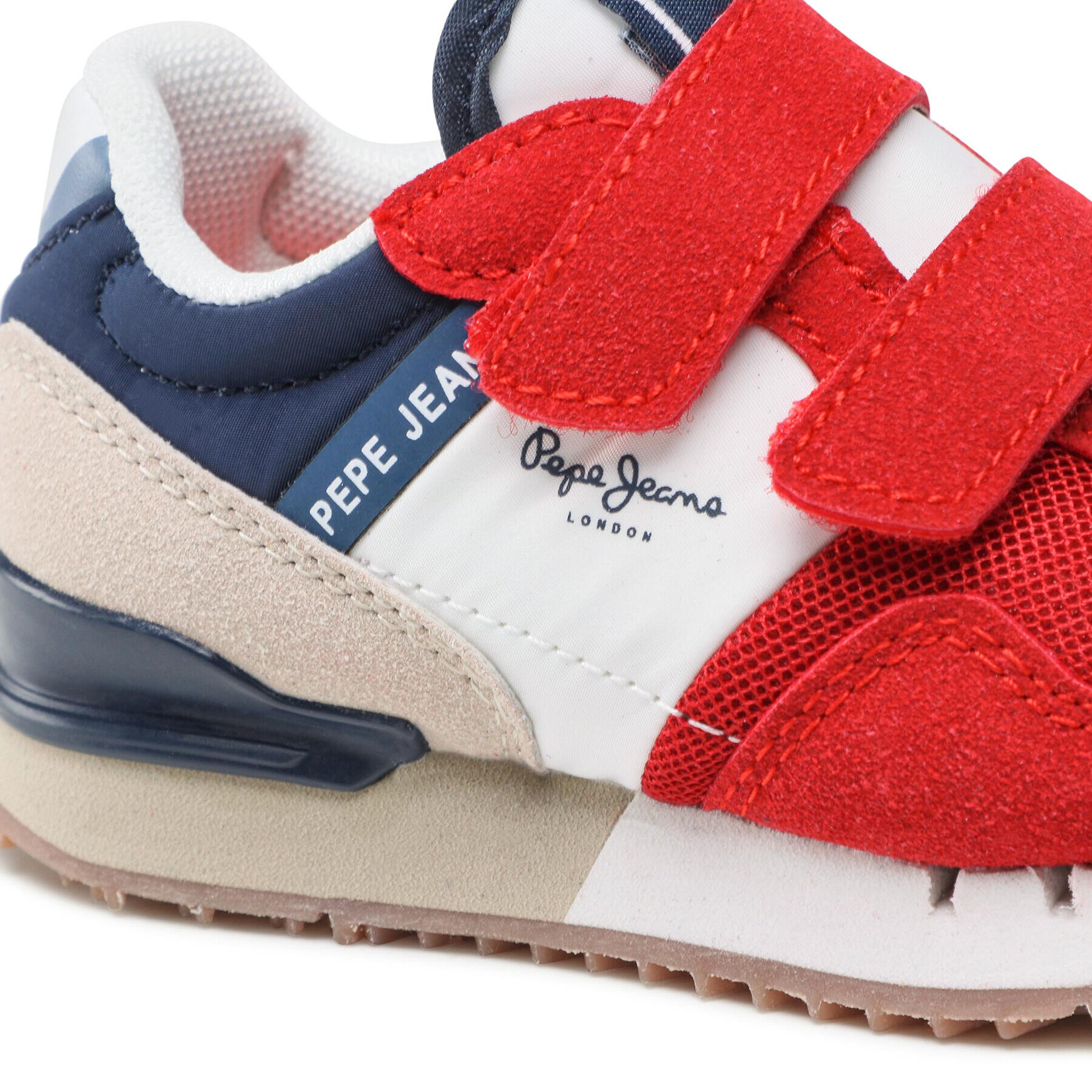 Pepe Jeans Сникърси London One Bk PBS30523 Червен - Pepit.bg