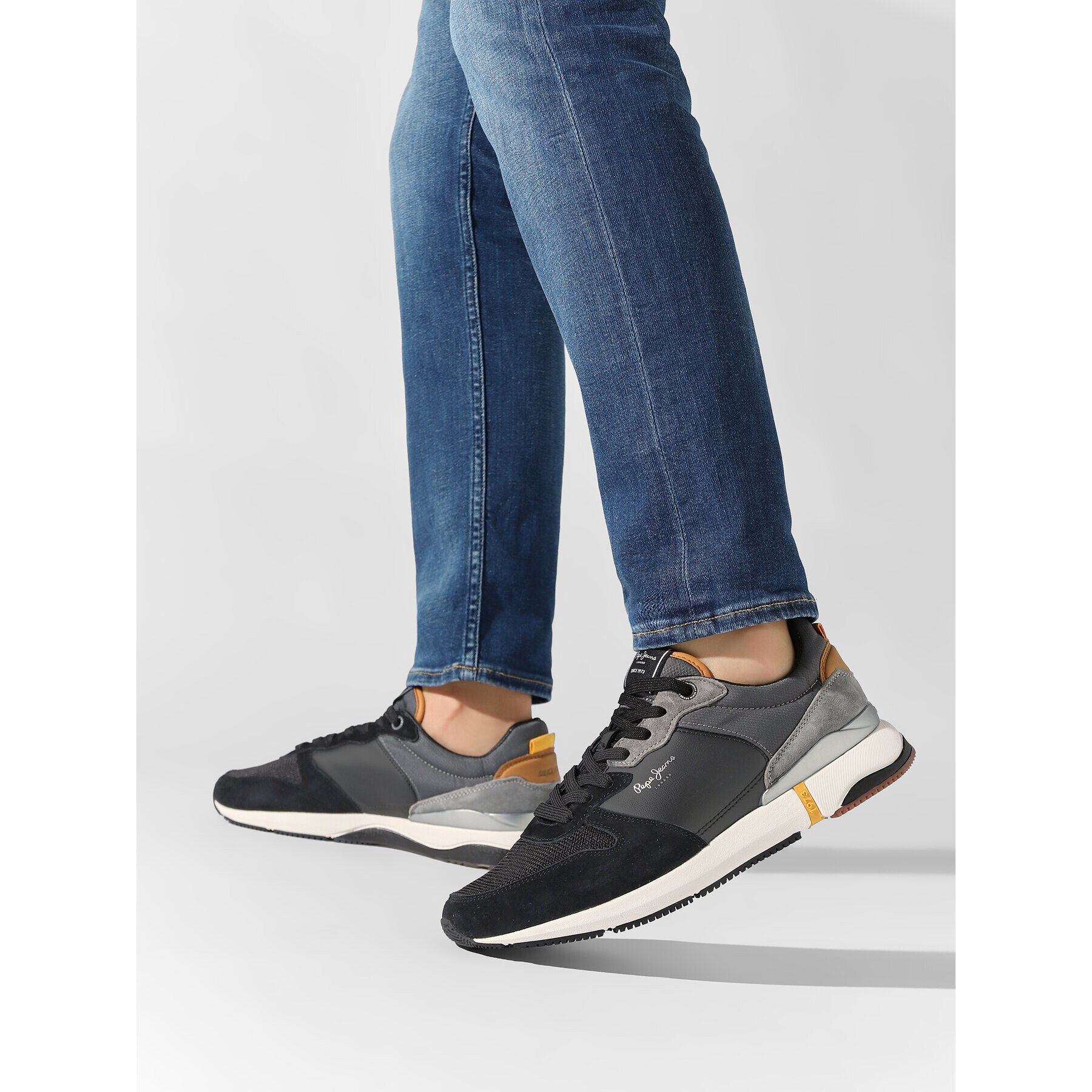 Pepe Jeans Сникърси London Pro Basic 22 PMS30864 Черен - Pepit.bg