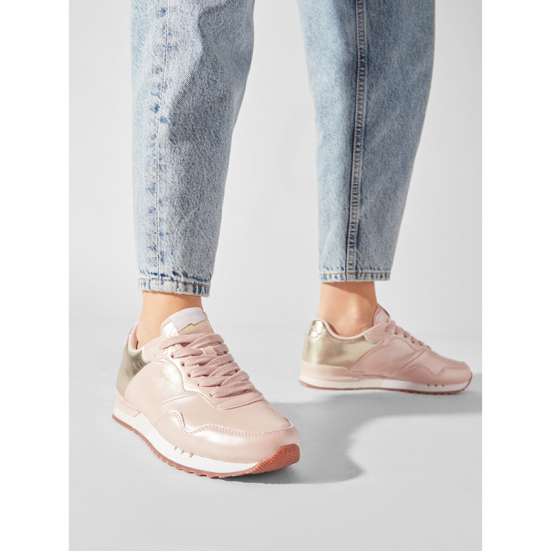Pepe Jeans Сникърси London W Part PLS31465 Розов - Pepit.bg