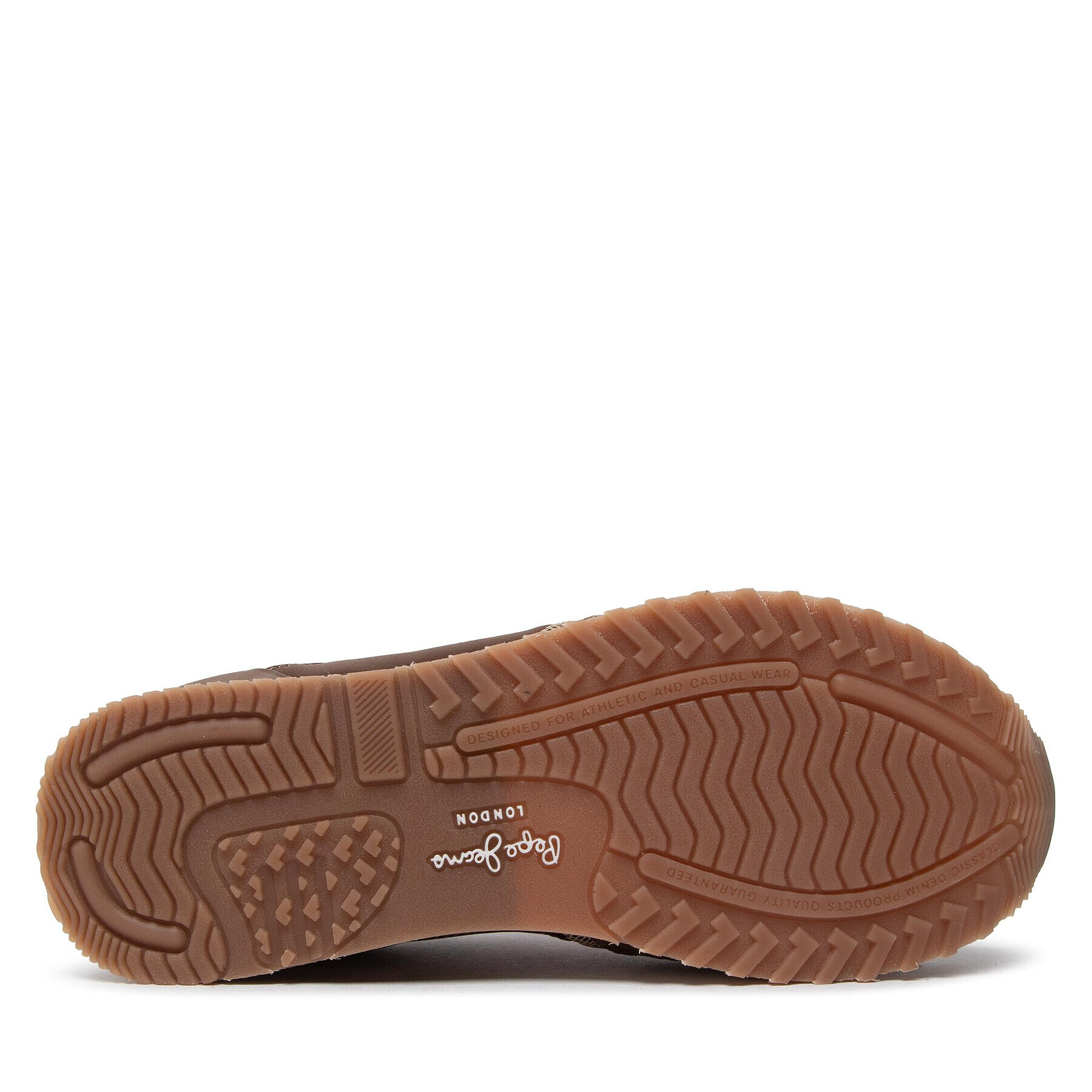 Pepe Jeans Сникърси London W Sequins PLS31382 Кафяв - Pepit.bg