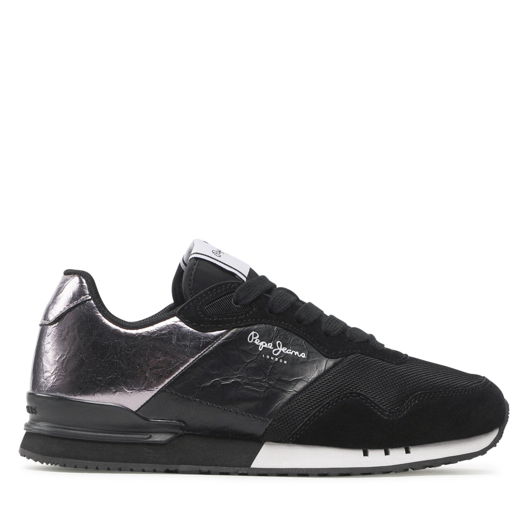 Pepe Jeans Сникърси London W Ski PLS31381 Черен - Pepit.bg