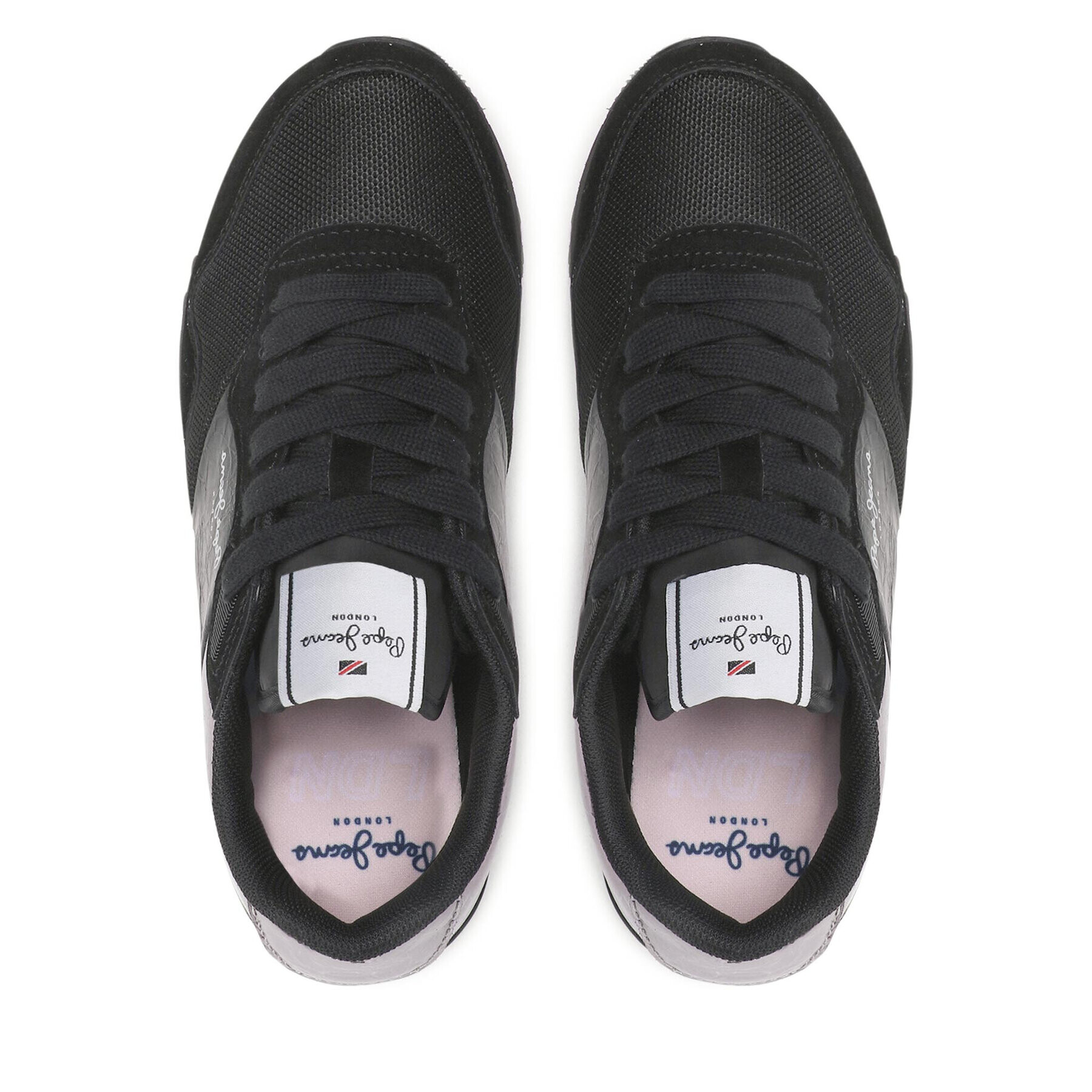 Pepe Jeans Сникърси London W Ski PLS31381 Черен - Pepit.bg