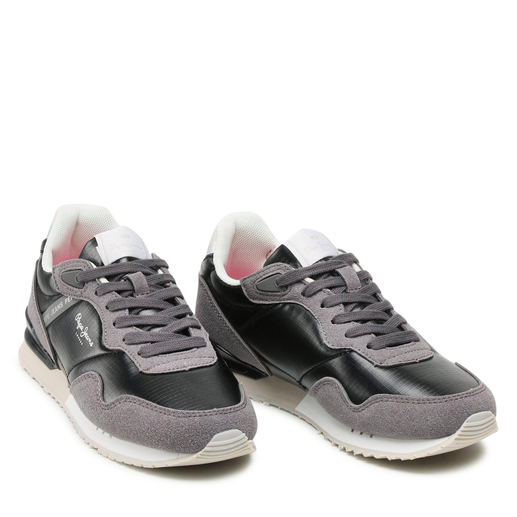 Pepe Jeans Сникърси London W Soft PLS31315 Черен - Pepit.bg