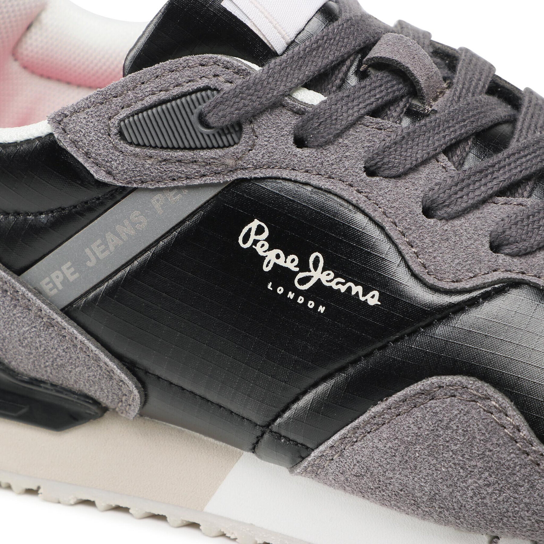 Pepe Jeans Сникърси London W Soft PLS31315 Черен - Pepit.bg
