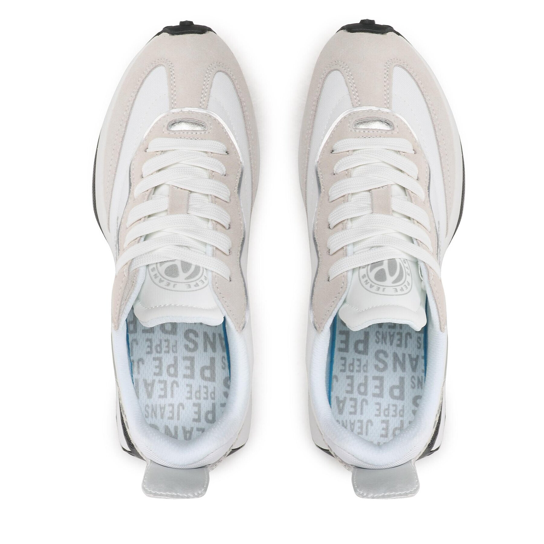 Pepe Jeans Сникърси Lucky Leo PLS31486 Бял - Pepit.bg