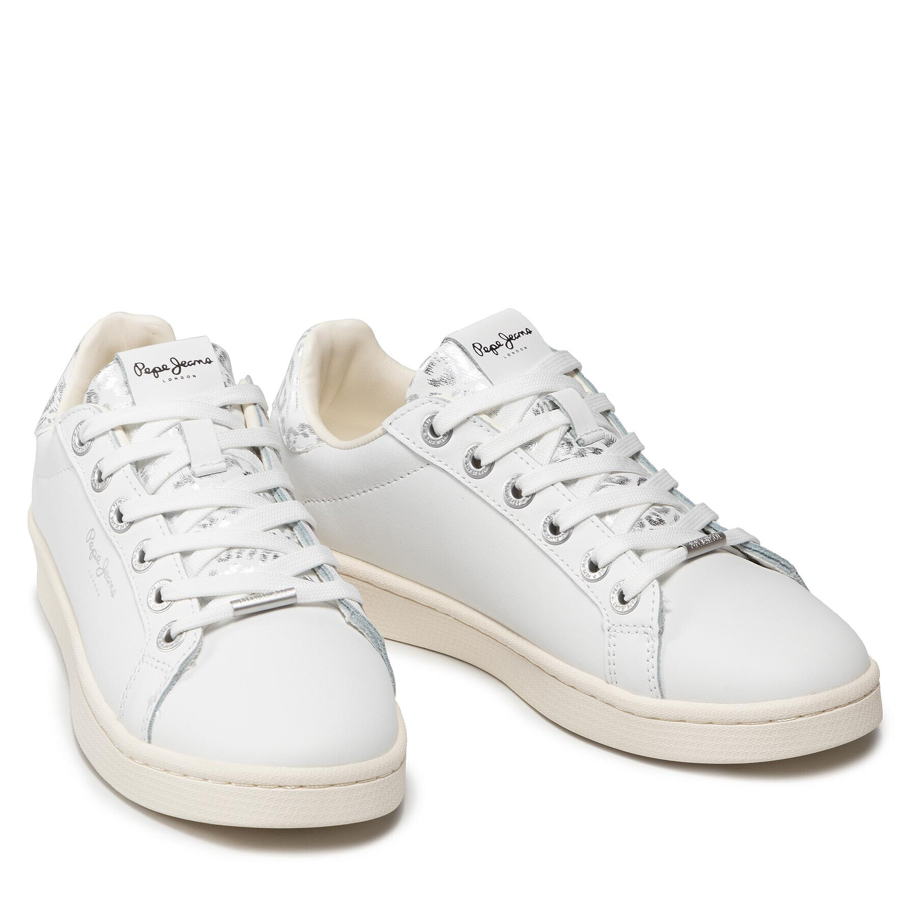 Pepe Jeans Сникърси Milton Bass PLS31252 Бял - Pepit.bg