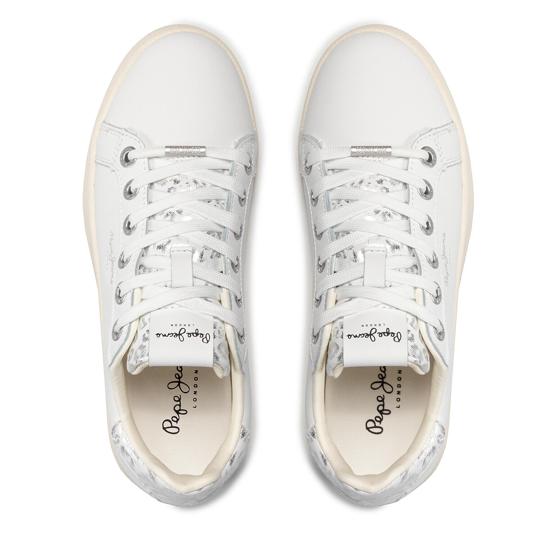 Pepe Jeans Сникърси Milton Bass PLS31252 Бял - Pepit.bg