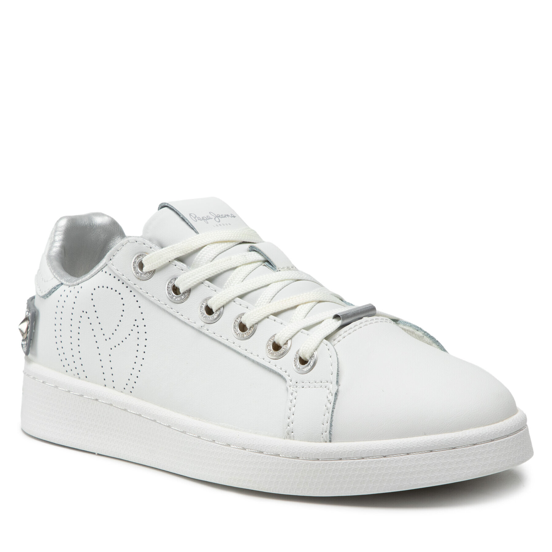 Pepe Jeans Сникърси Milton Glam PLS31305 Бял - Pepit.bg