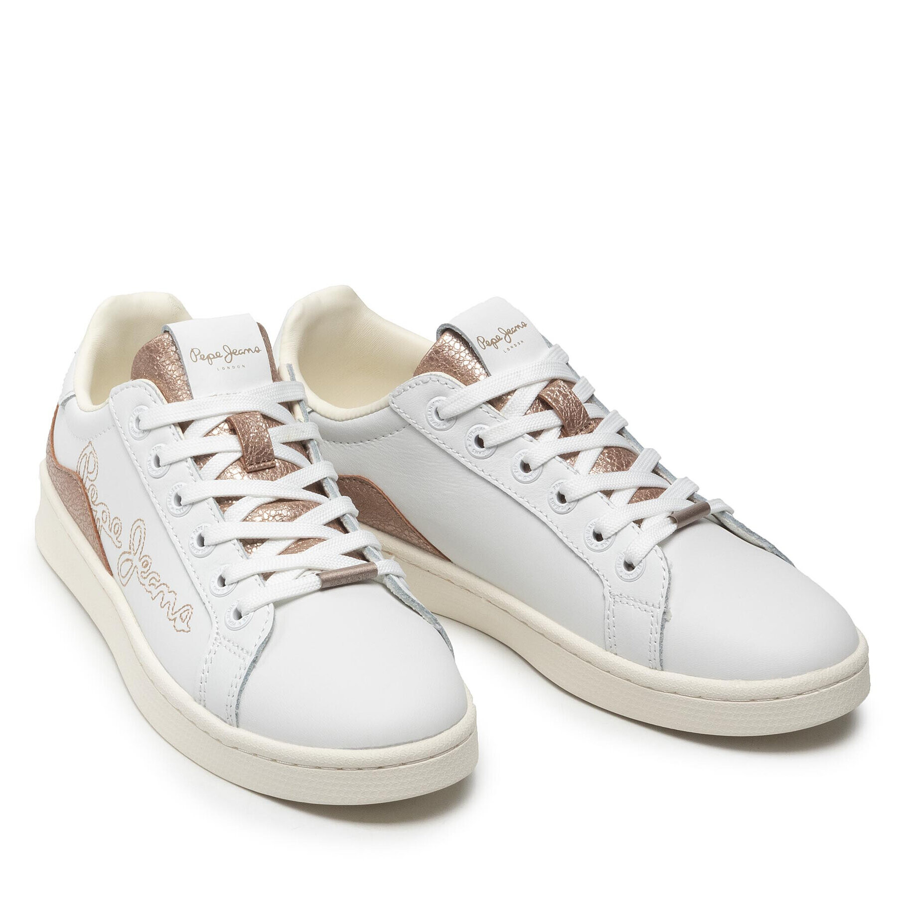 Pepe Jeans Сникърси Milton Mix PLS31307 Бял - Pepit.bg