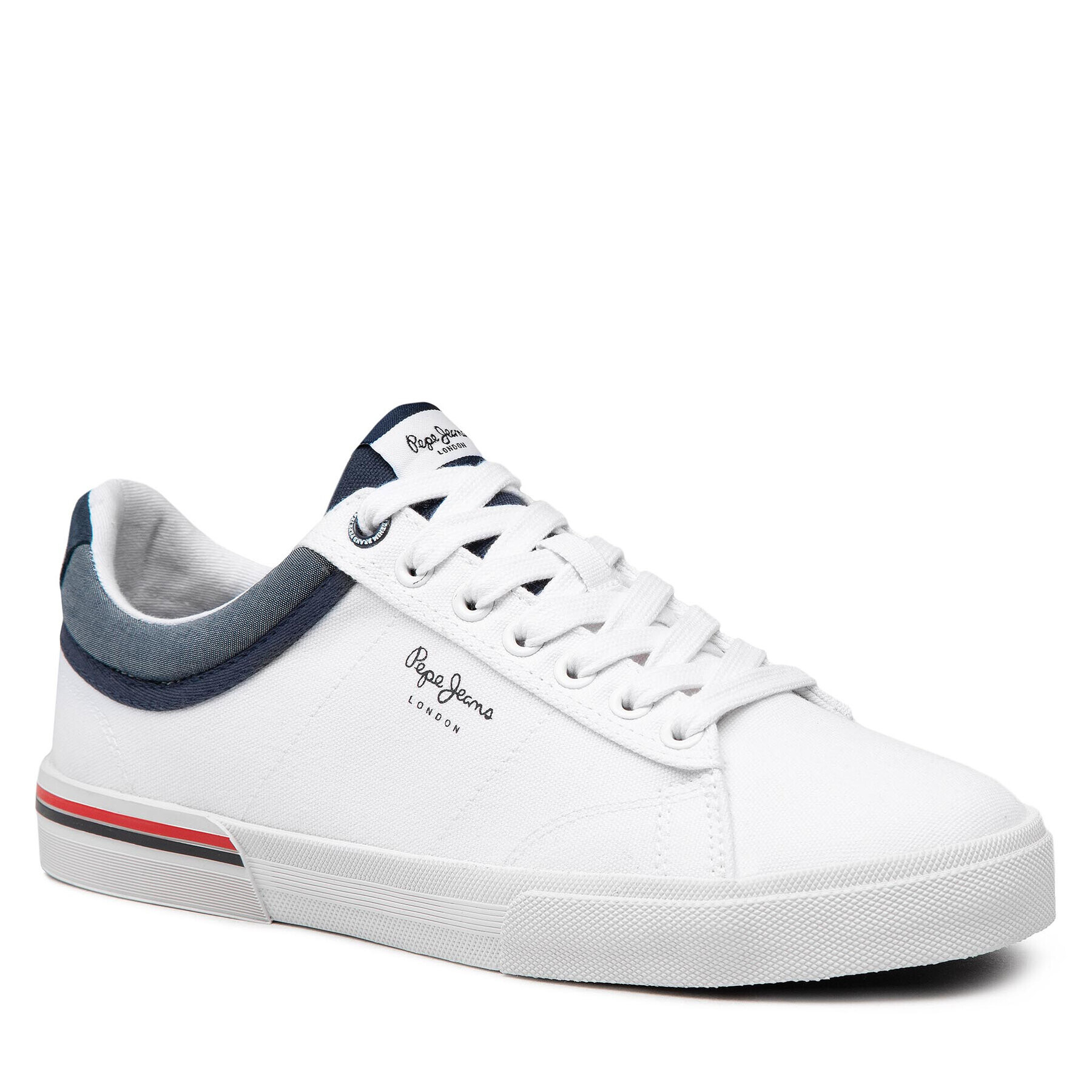 Pepe Jeans Сникърси North Court PMS30530 Бял - Pepit.bg