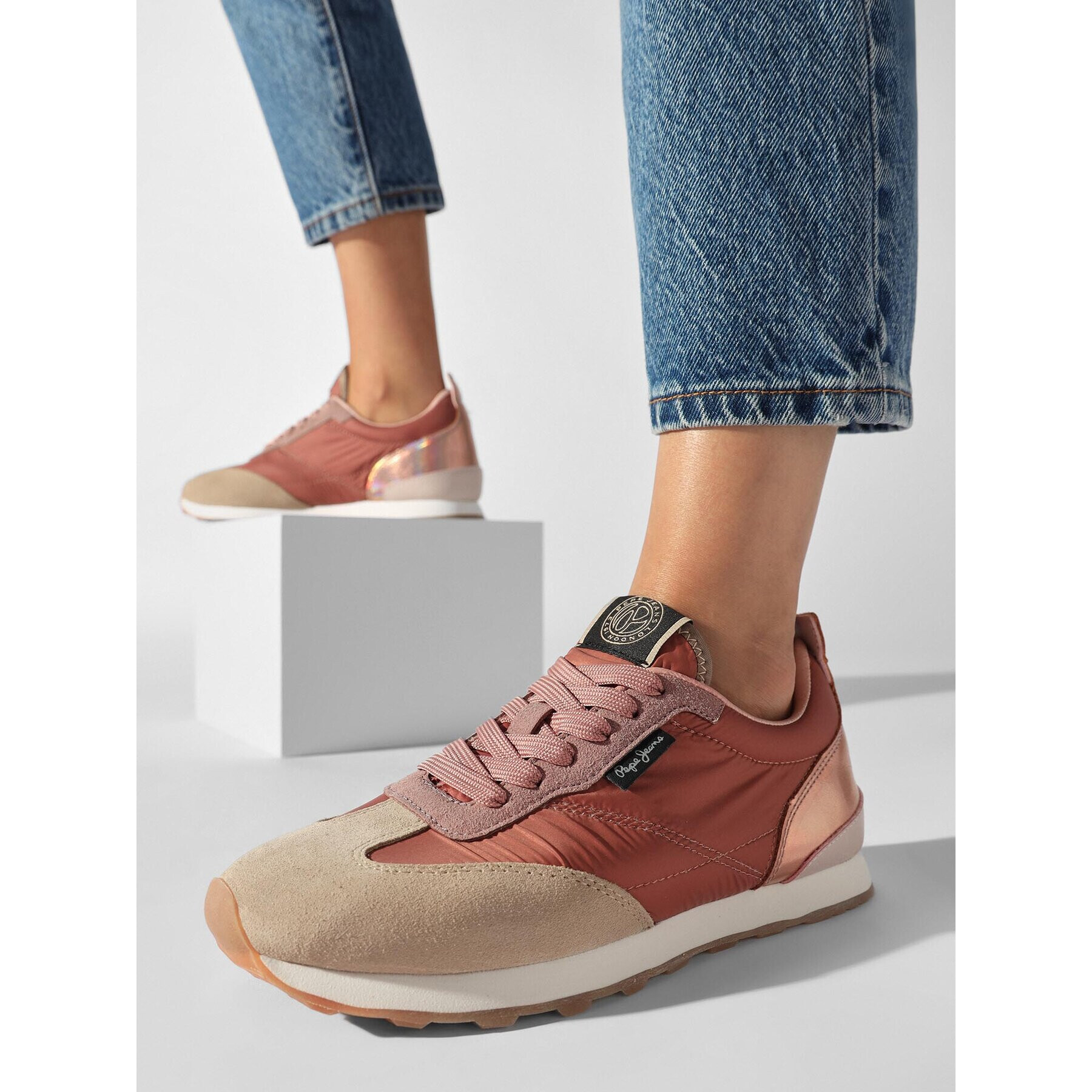 Pepe Jeans Сникърси Once Fun PLS31462 Розов - Pepit.bg