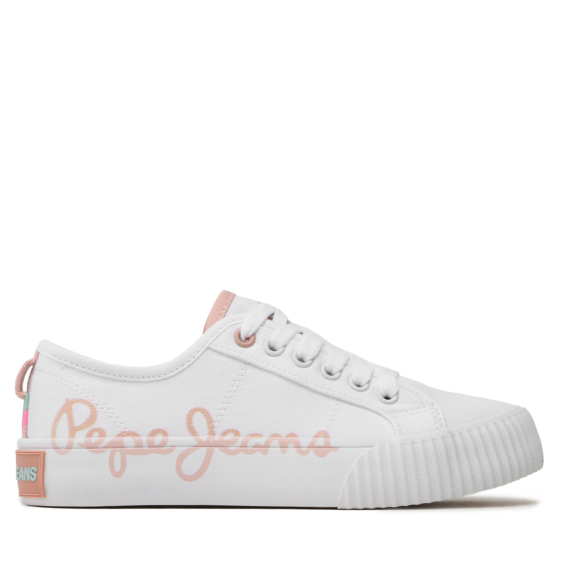 Pepe Jeans Сникърси Ottis Log G PGS30577 Бял - Pepit.bg