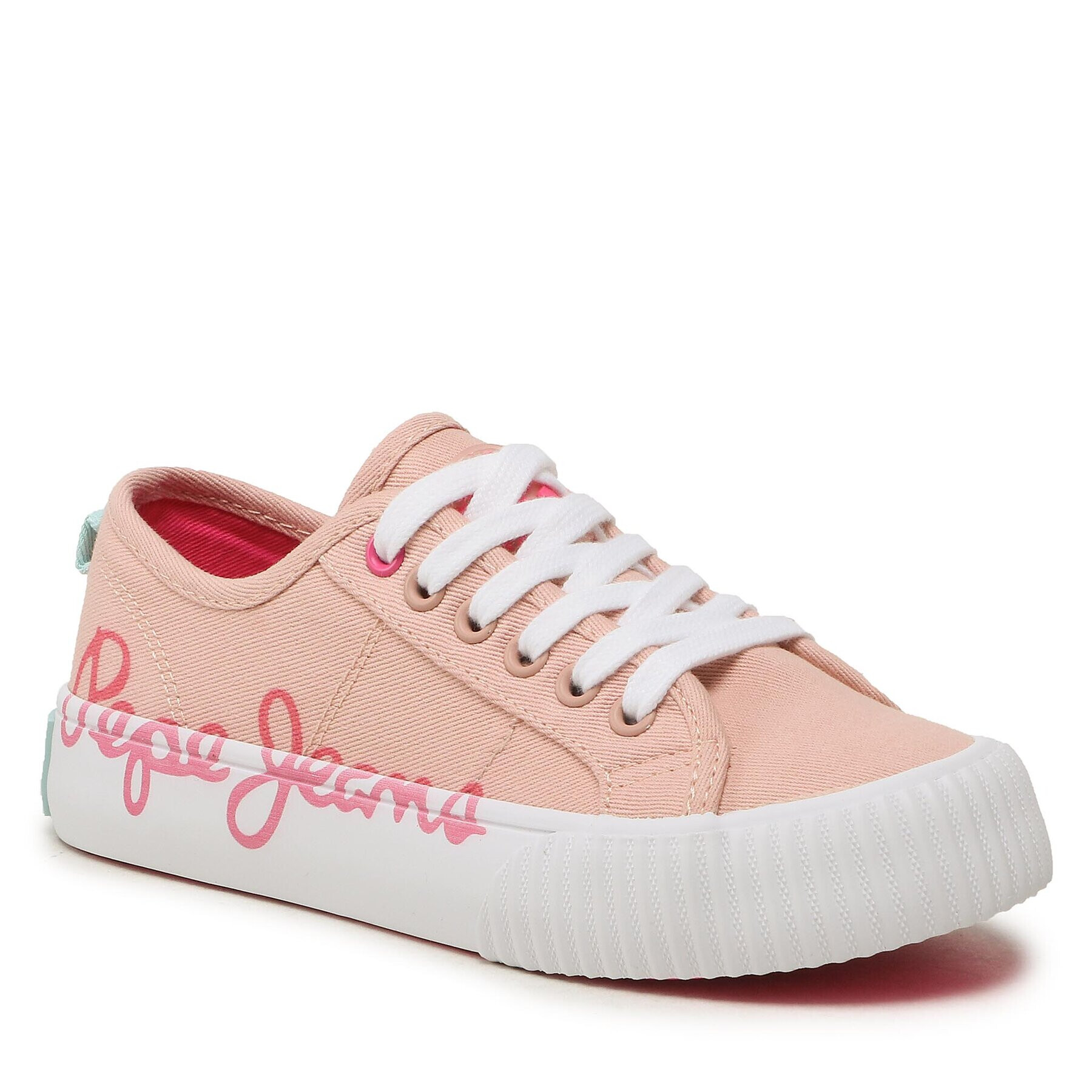 Pepe Jeans Сникърси Ottis Log G PGS30577 Розов - Pepit.bg