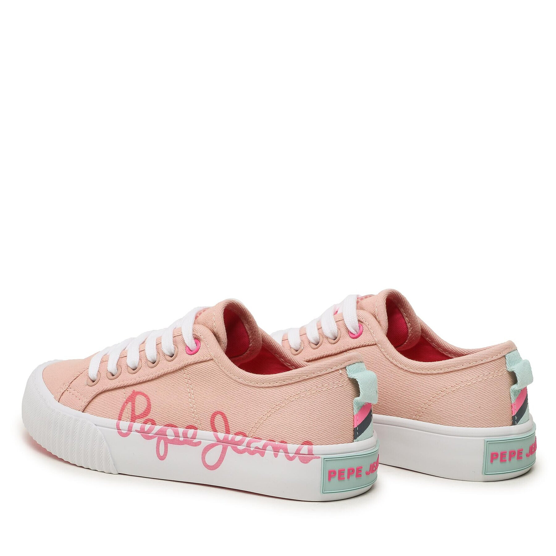 Pepe Jeans Сникърси Ottis Log G PGS30577 Розов - Pepit.bg
