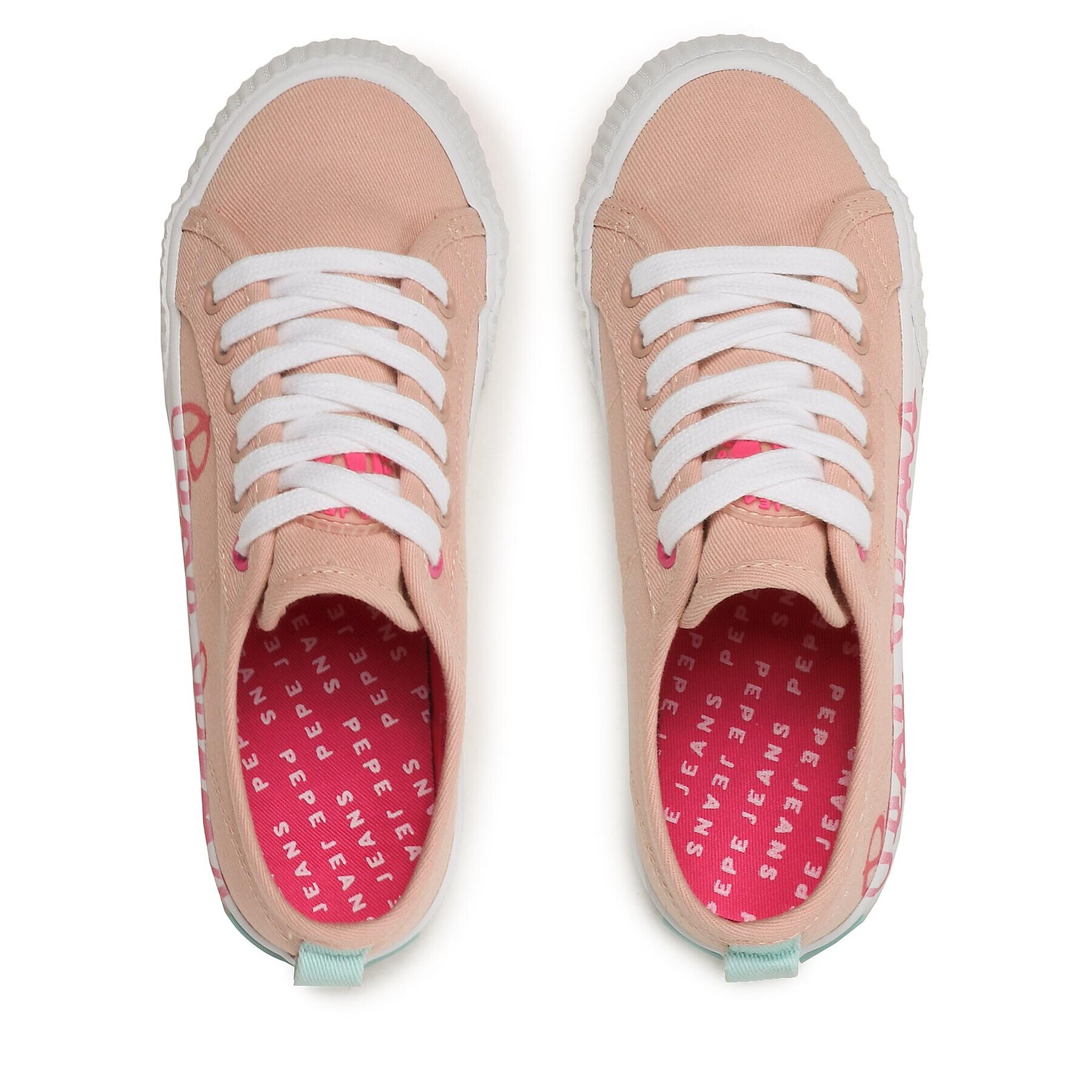 Pepe Jeans Сникърси Ottis Log G PGS30577 Розов - Pepit.bg