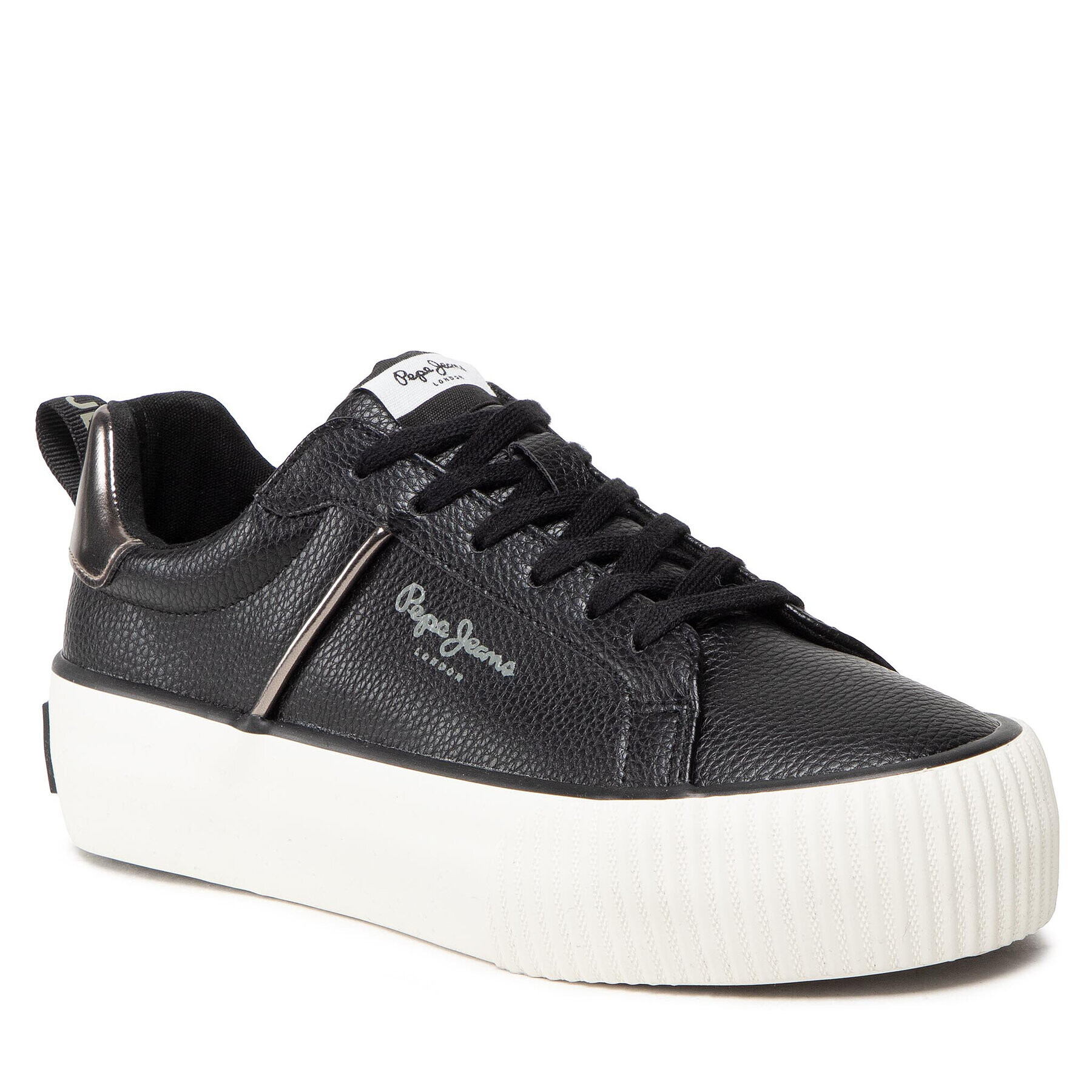 Pepe Jeans Сникърси Ottis W Cool PLS31411 Черен - Pepit.bg