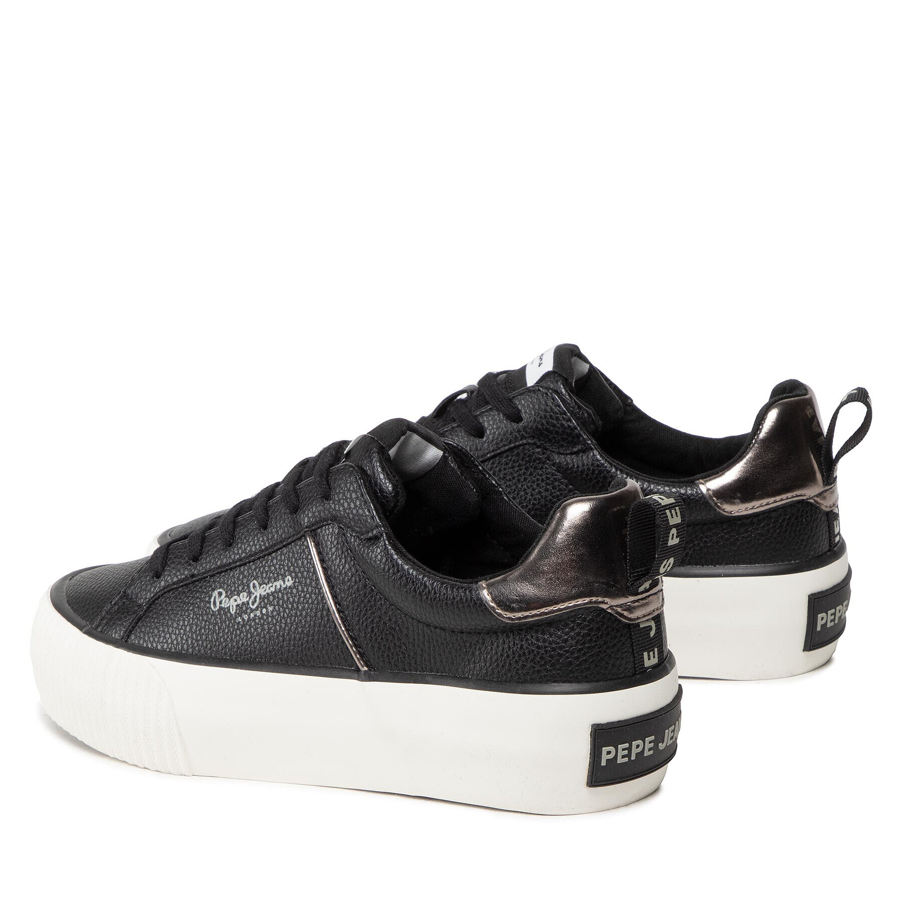 Pepe Jeans Сникърси Ottis W Cool PLS31411 Черен - Pepit.bg