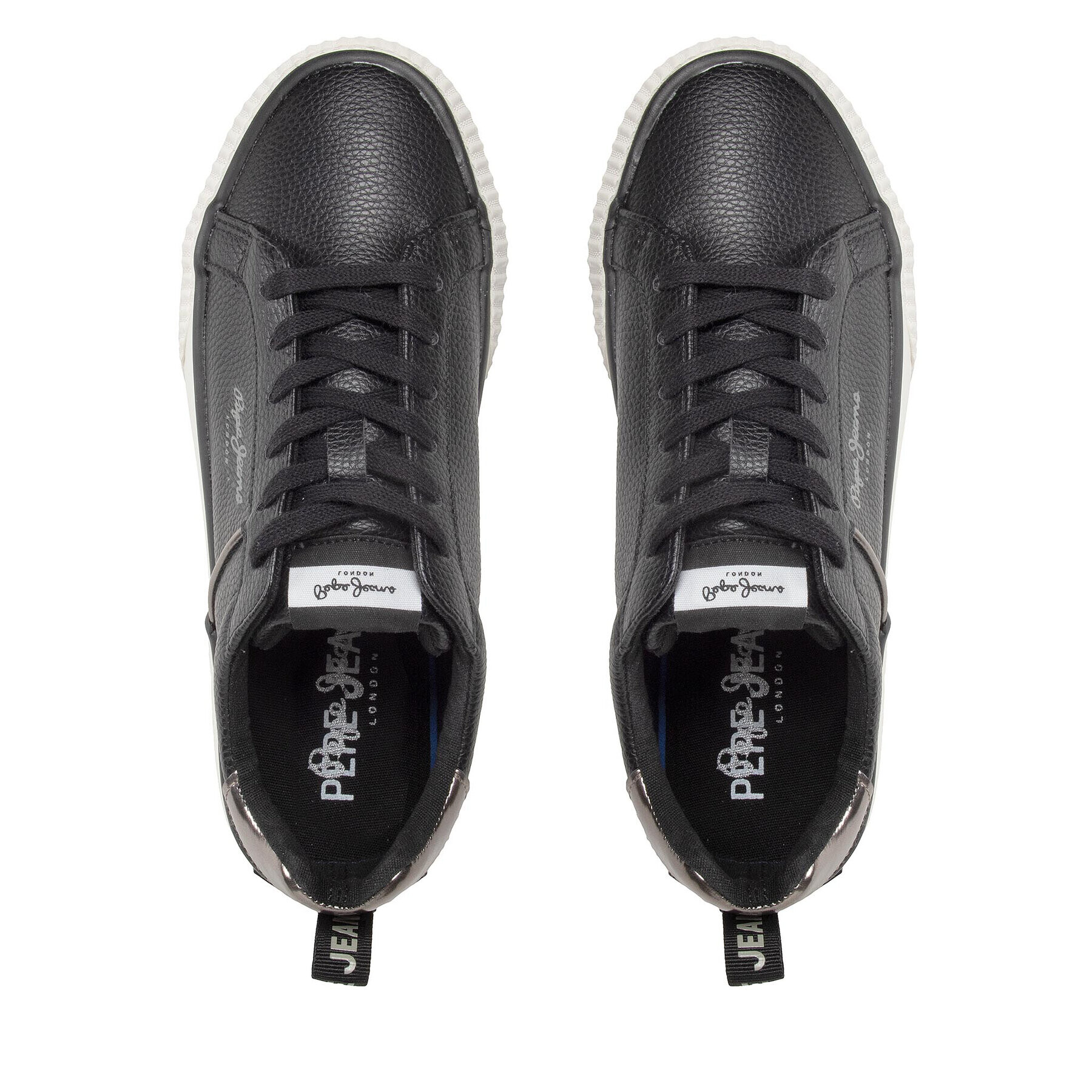 Pepe Jeans Сникърси Ottis W Cool PLS31411 Черен - Pepit.bg