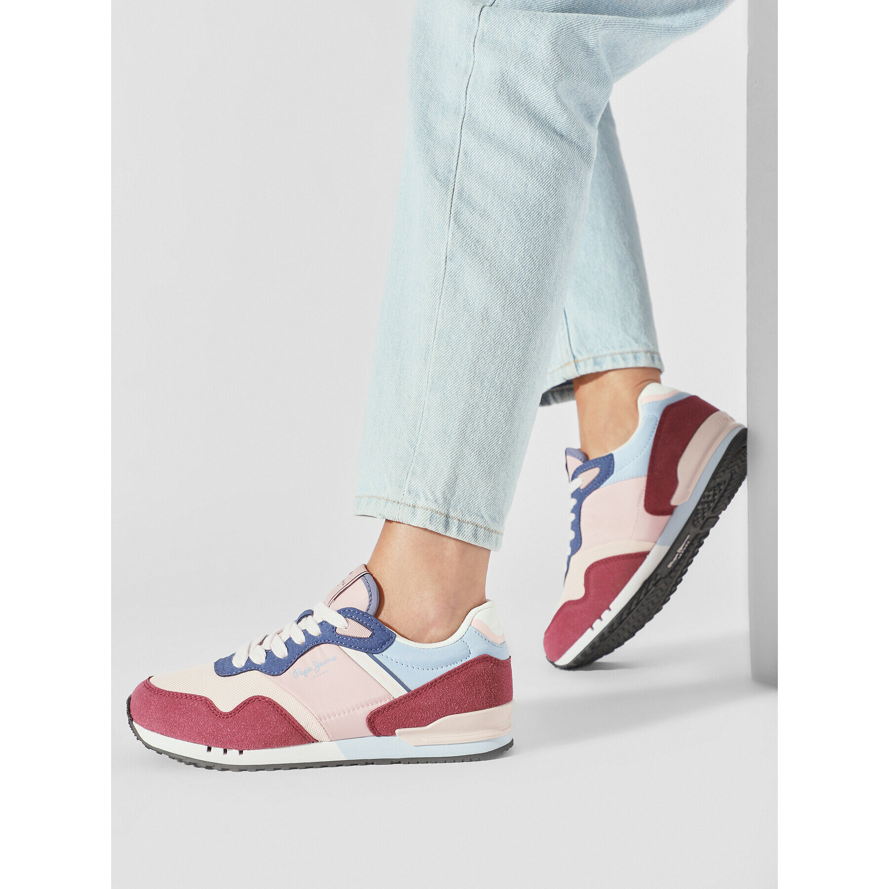 Pepe Jeans Сникърси PGS30585 Бордо - Pepit.bg