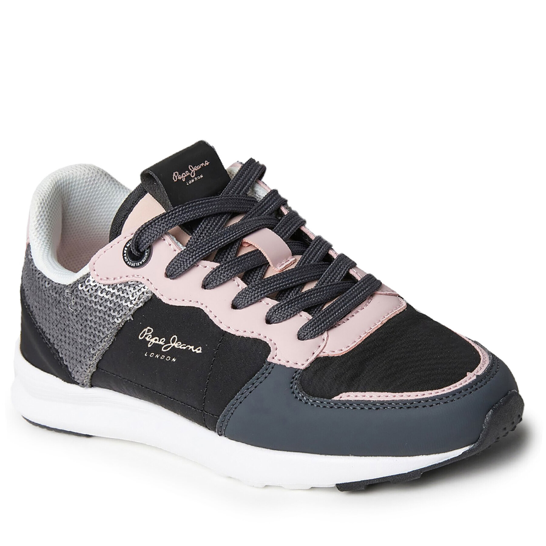 Pepe Jeans Сникърси PGS30591 Черен - Pepit.bg