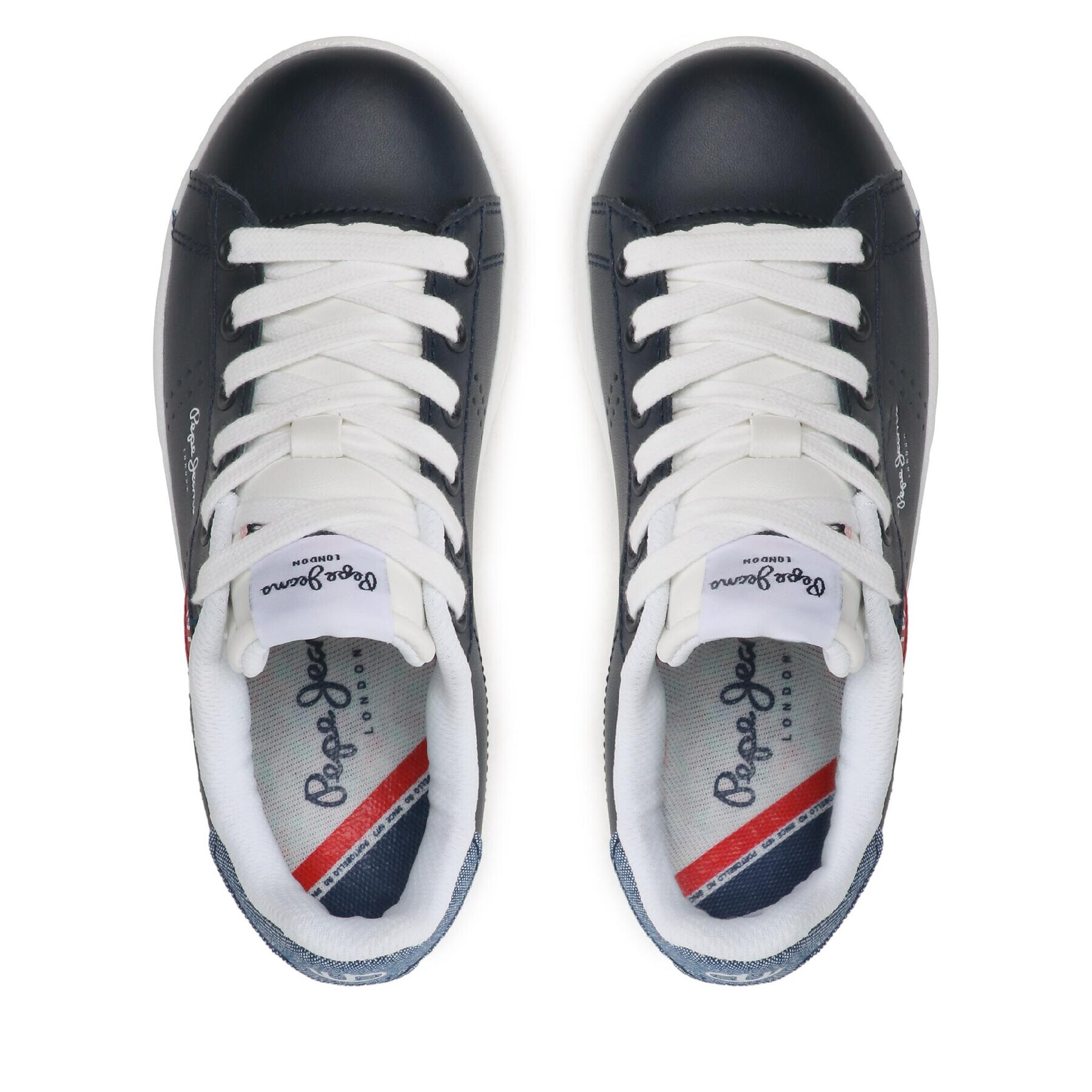 Pepe Jeans Сникърси Player Basic B Jeans PBS30545 Тъмносин - Pepit.bg
