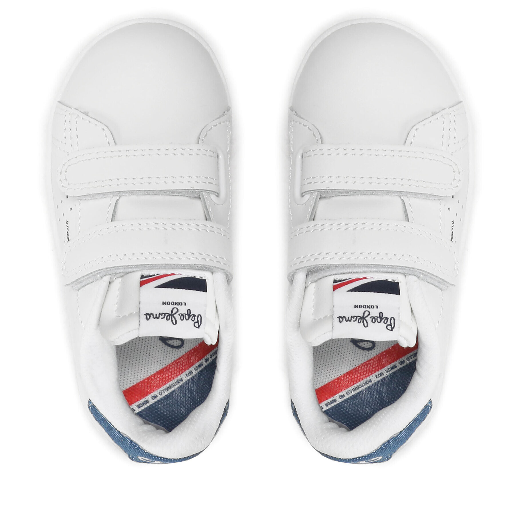 Pepe Jeans Сникърси Player Basic Bk PBS30557 Бял - Pepit.bg