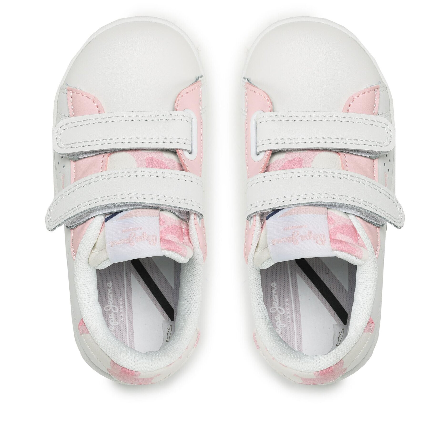 Pepe Jeans Сникърси Player Print Gk PGS30581 Бял - Pepit.bg