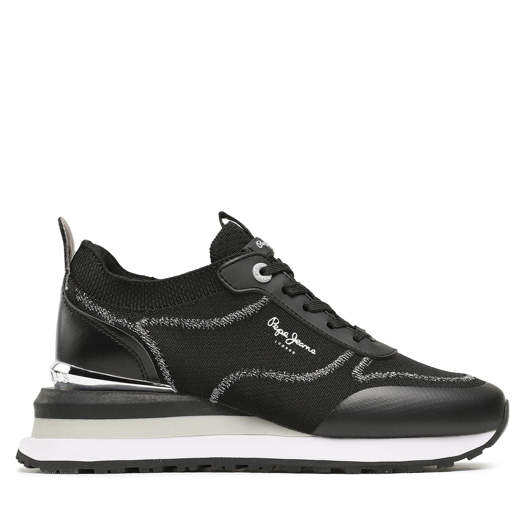 Pepe Jeans Сникърси PLS31509 Черен - Pepit.bg