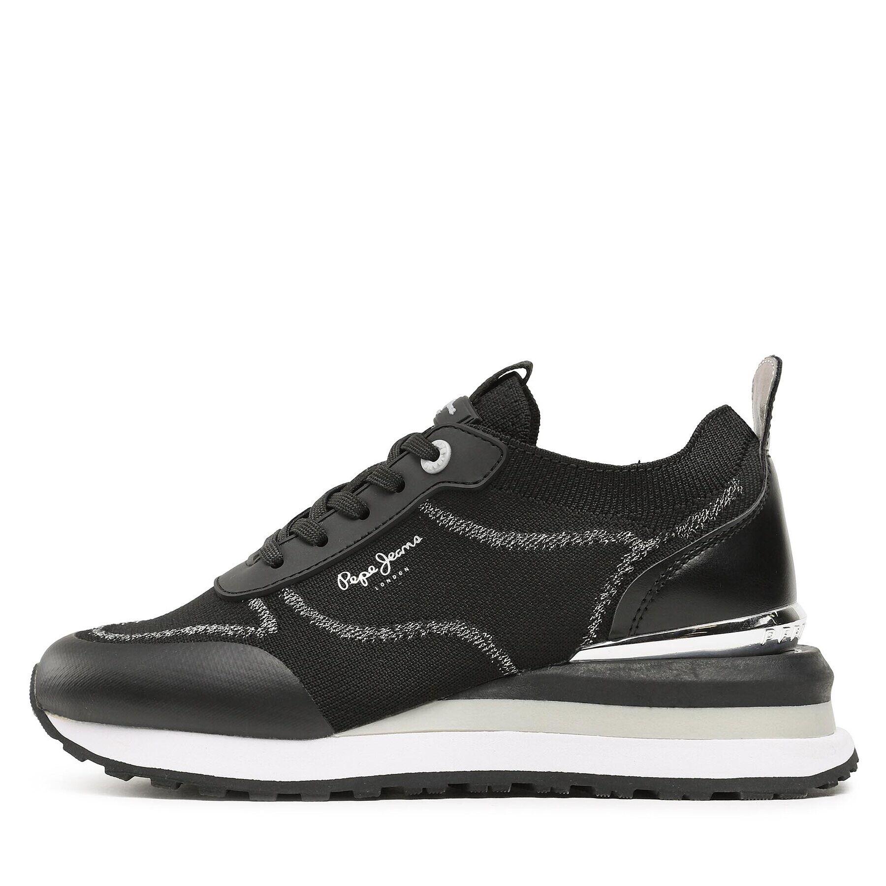 Pepe Jeans Сникърси PLS31509 Черен - Pepit.bg