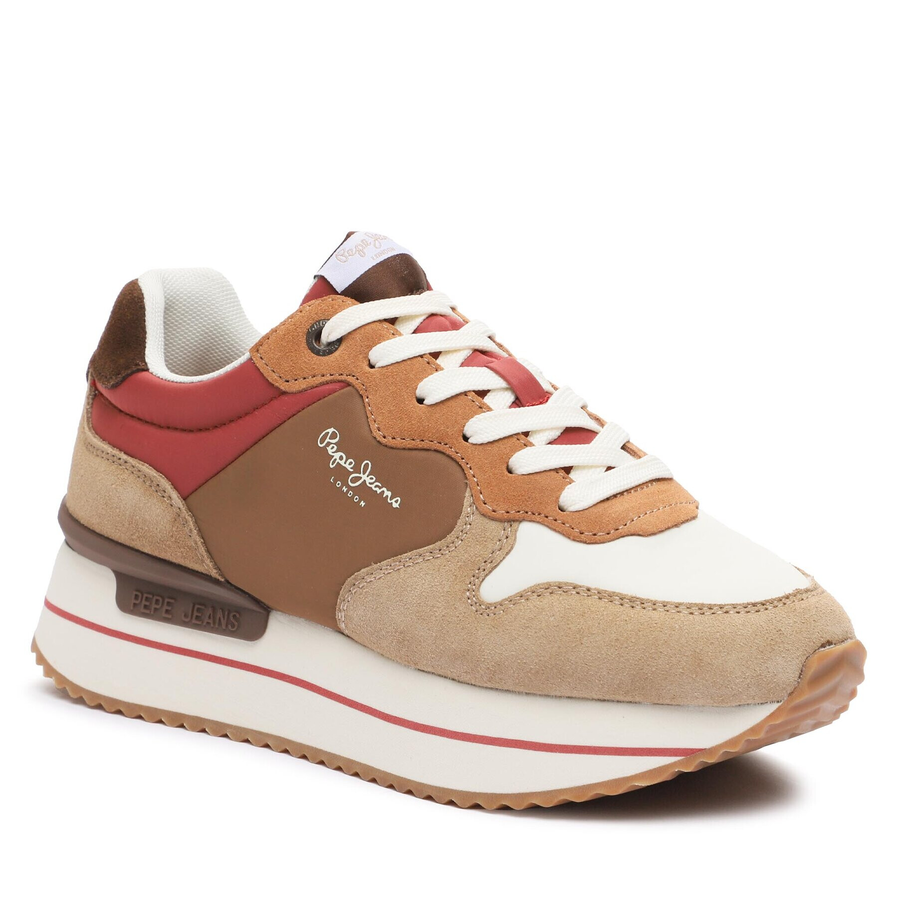 Pepe Jeans Сникърси PLS31512 Бежов - Pepit.bg