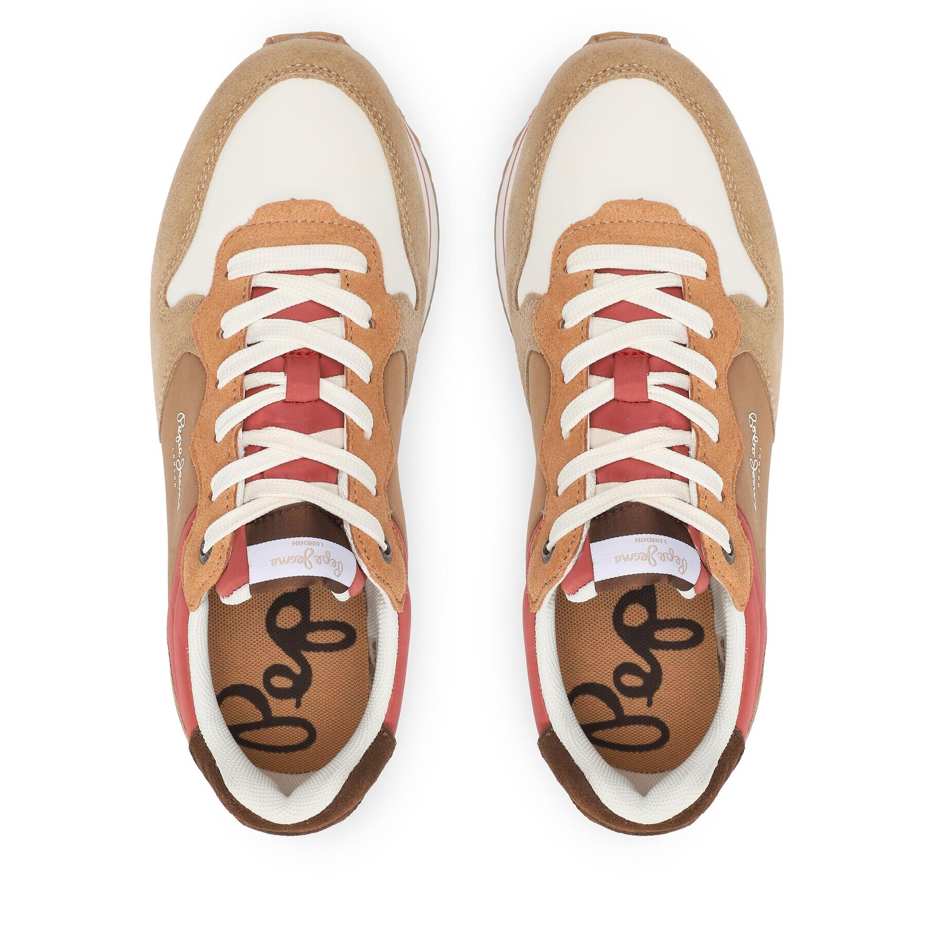 Pepe Jeans Сникърси PLS31512 Бежов - Pepit.bg
