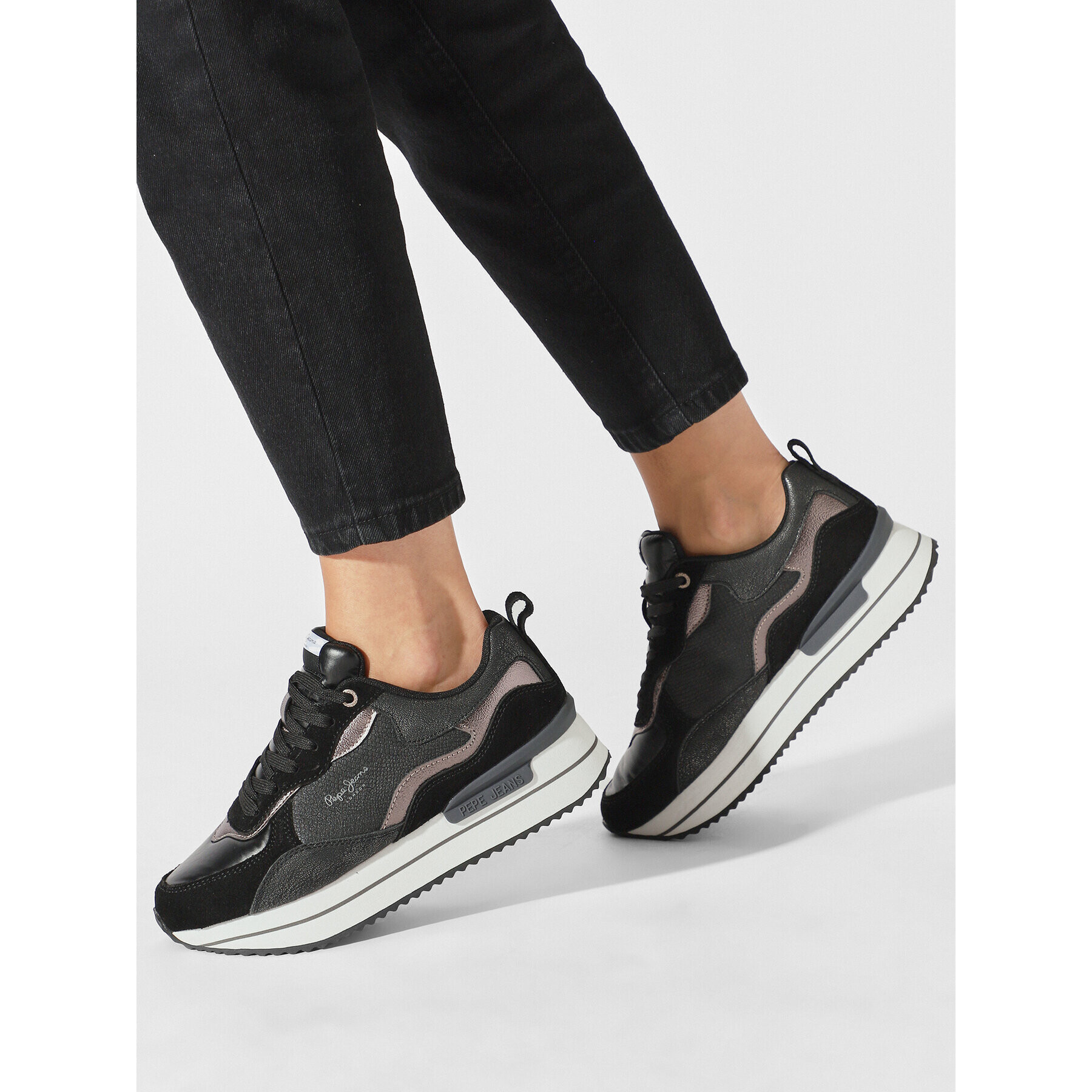Pepe Jeans Сникърси PLS31513 Кафяв - Pepit.bg