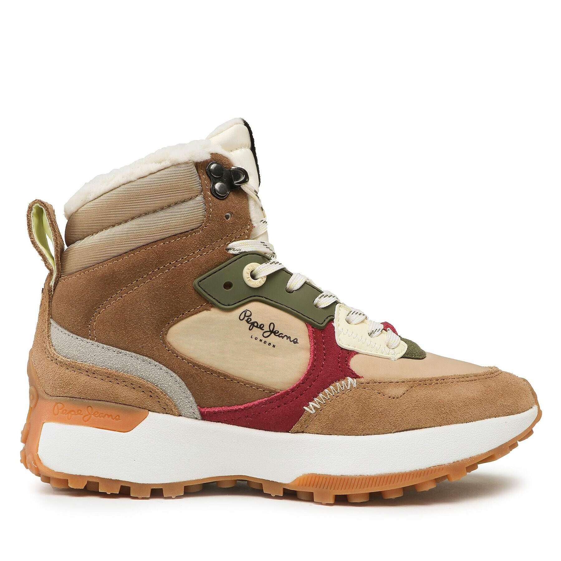 Pepe Jeans Сникърси PLS31516 Кафяв - Pepit.bg