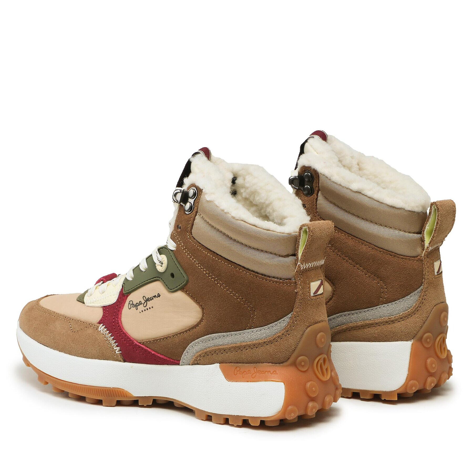 Pepe Jeans Сникърси PLS31516 Кафяв - Pepit.bg