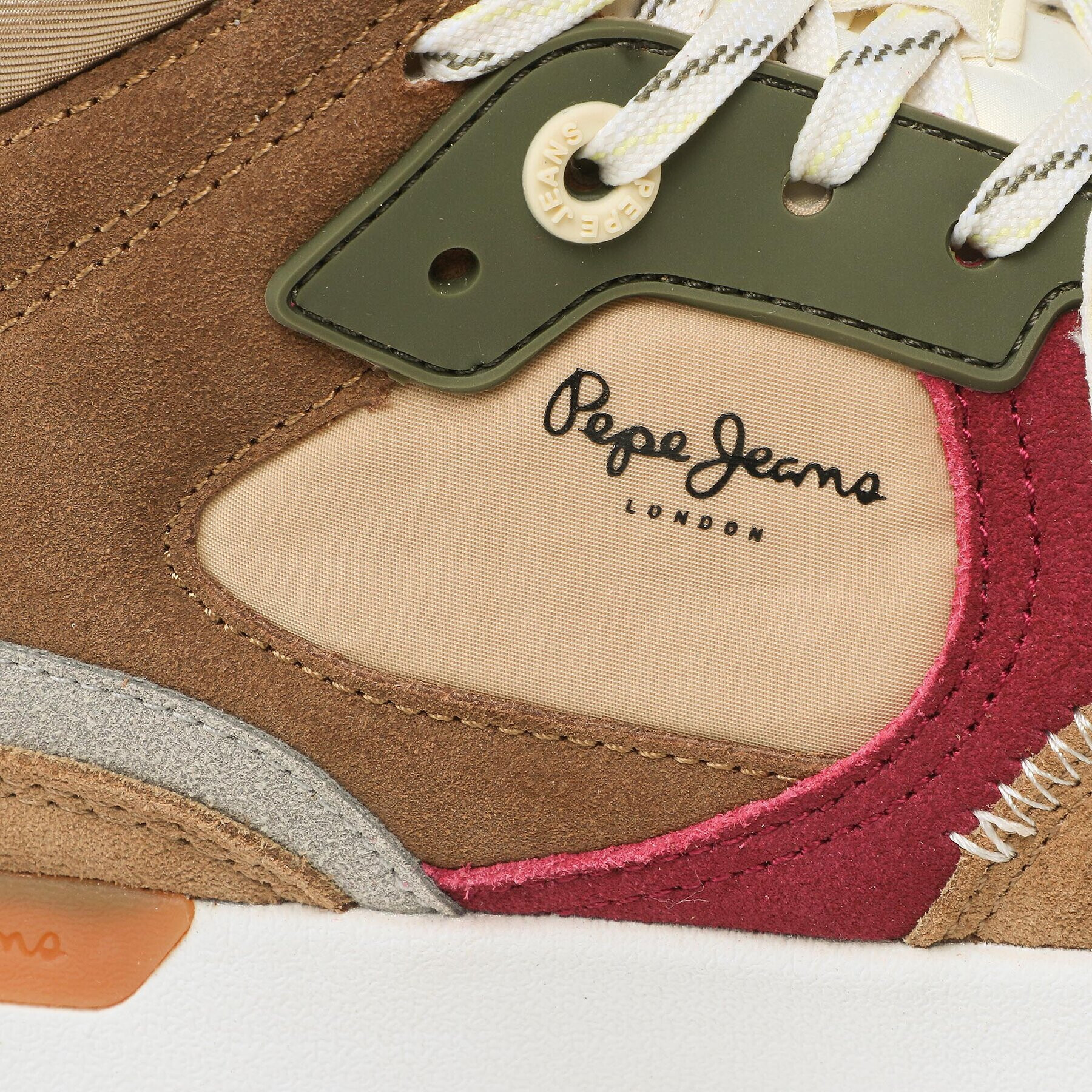 Pepe Jeans Сникърси PLS31516 Кафяв - Pepit.bg