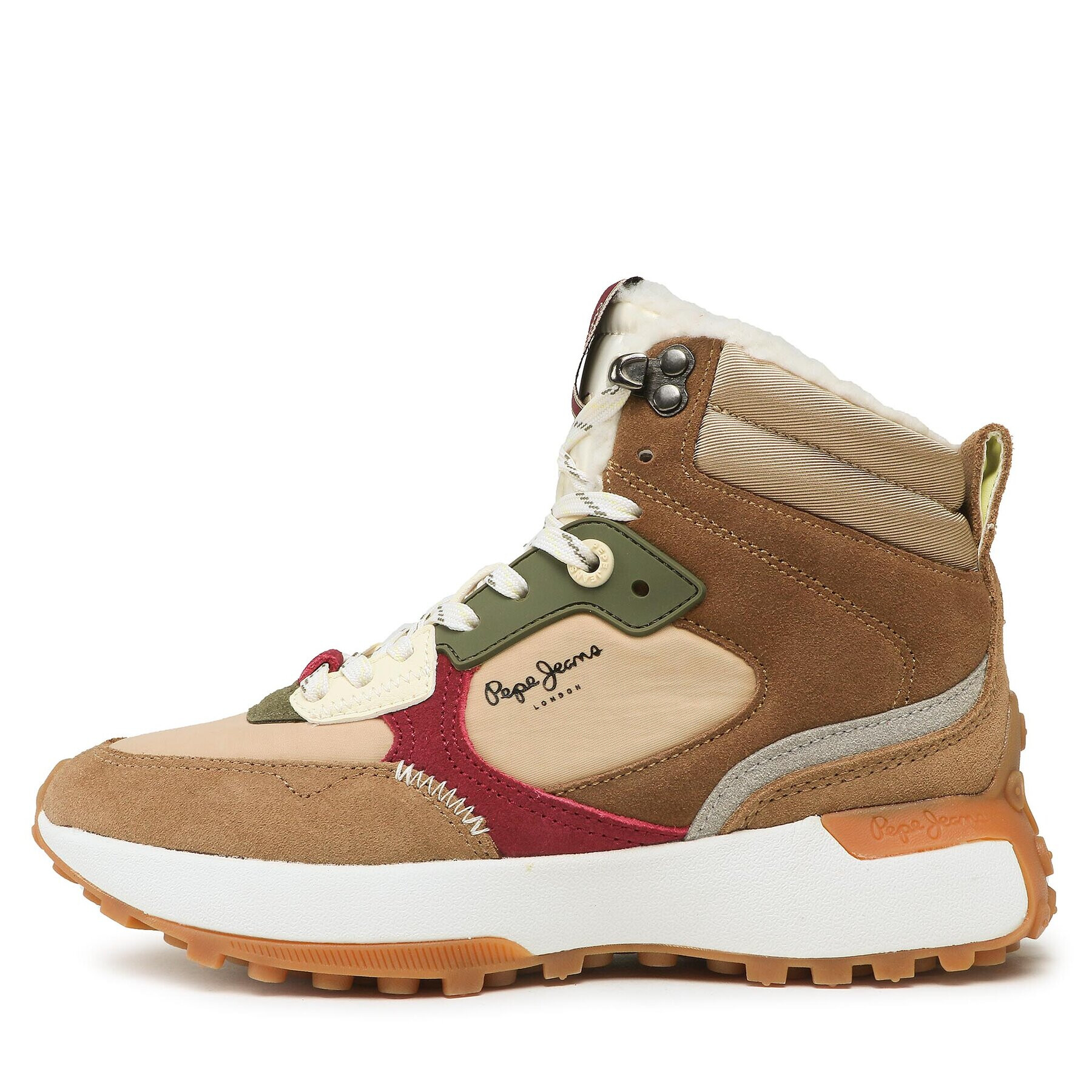 Pepe Jeans Сникърси PLS31516 Кафяв - Pepit.bg