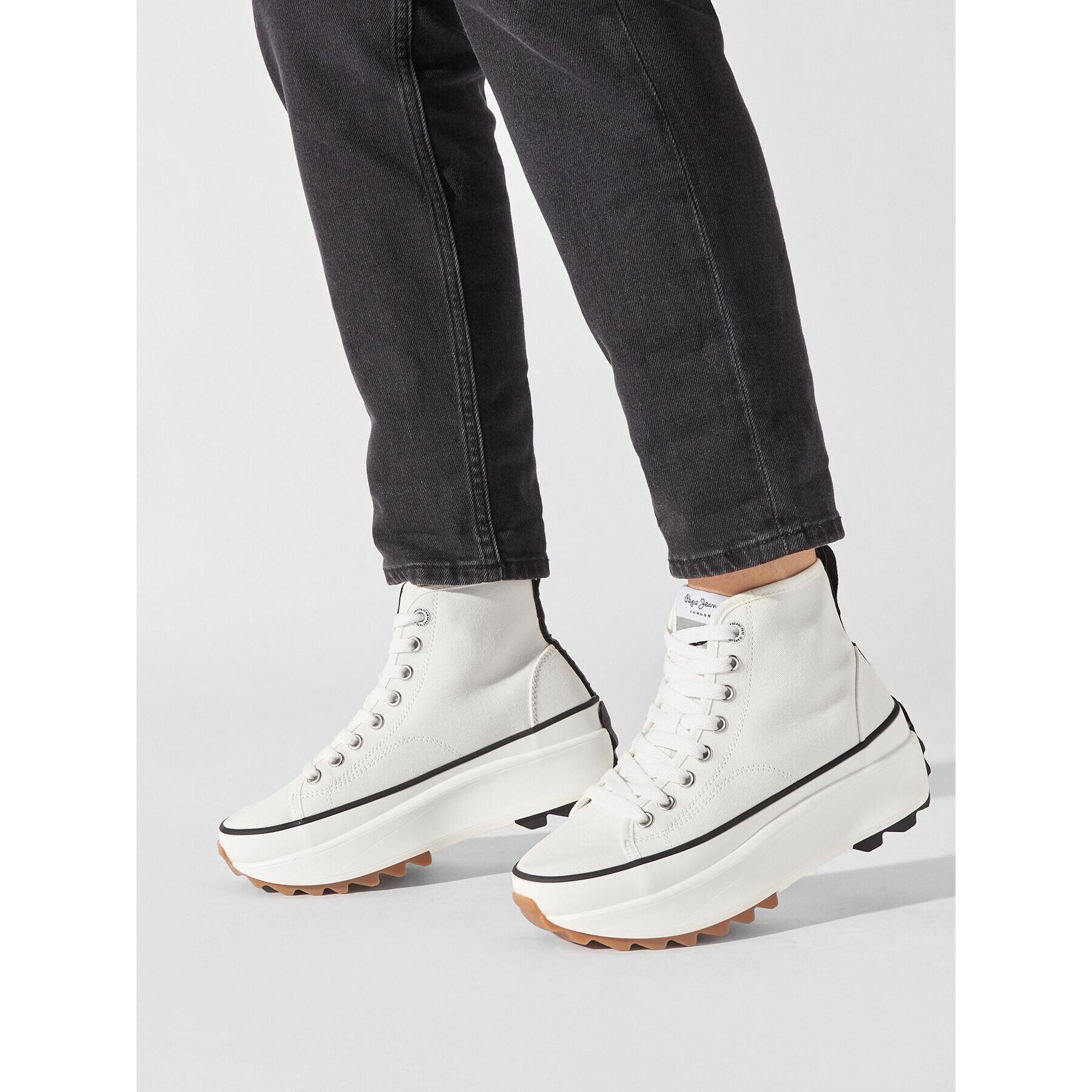 Pepe Jeans Сникърси PLS31520 Бял - Pepit.bg
