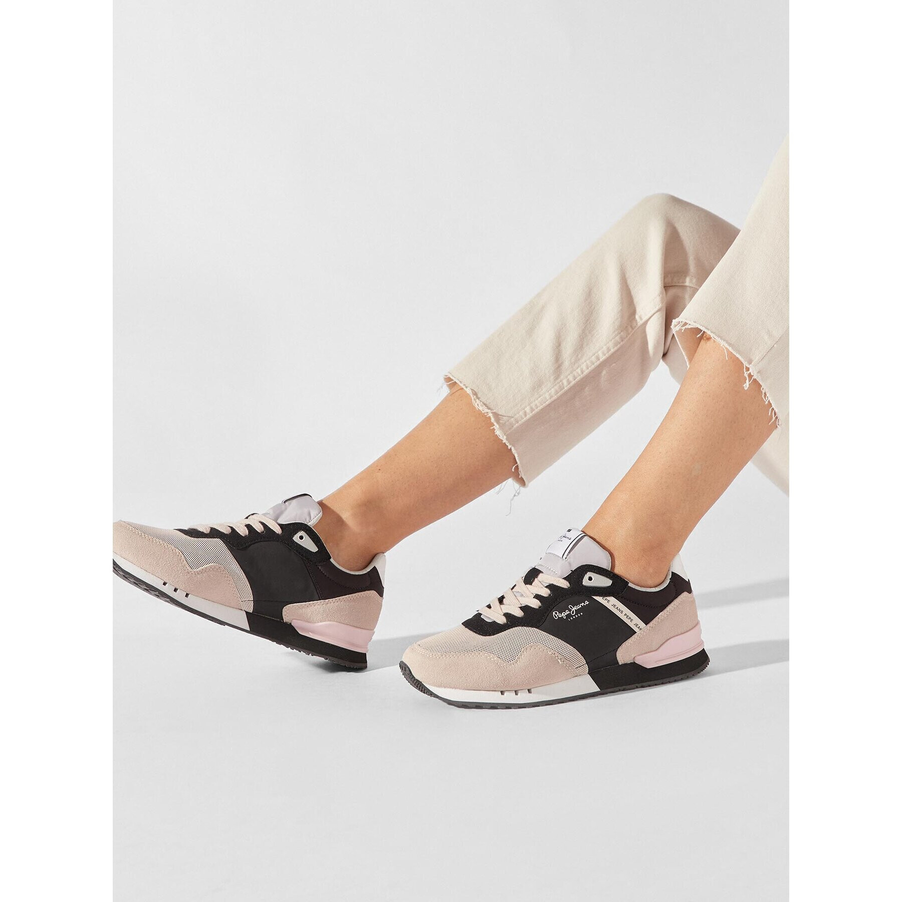 Pepe Jeans Сникърси PLS31529 Черен - Pepit.bg